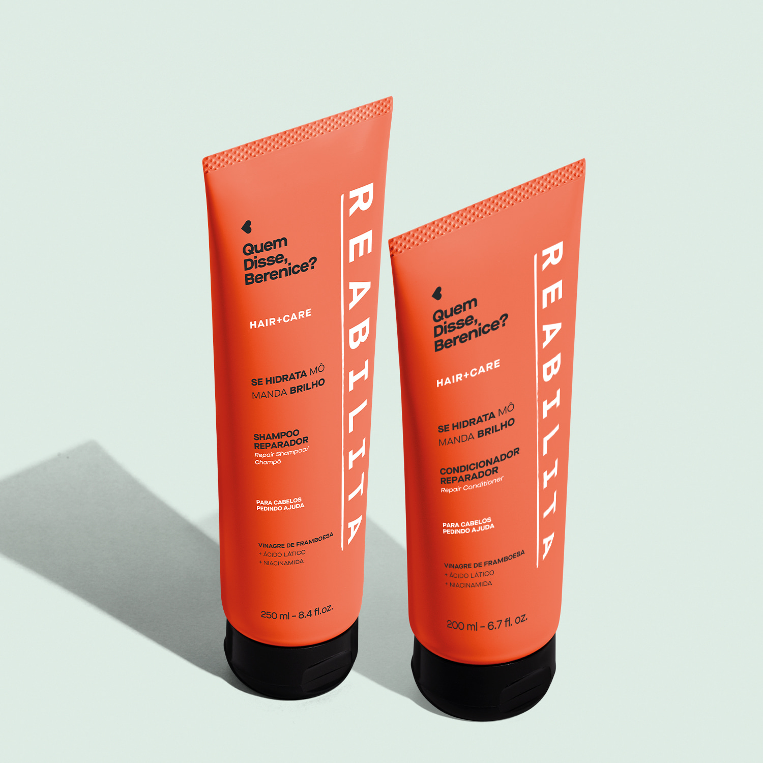 Combo Reabilita: Shampoo 250ml + Condicionador 200ml