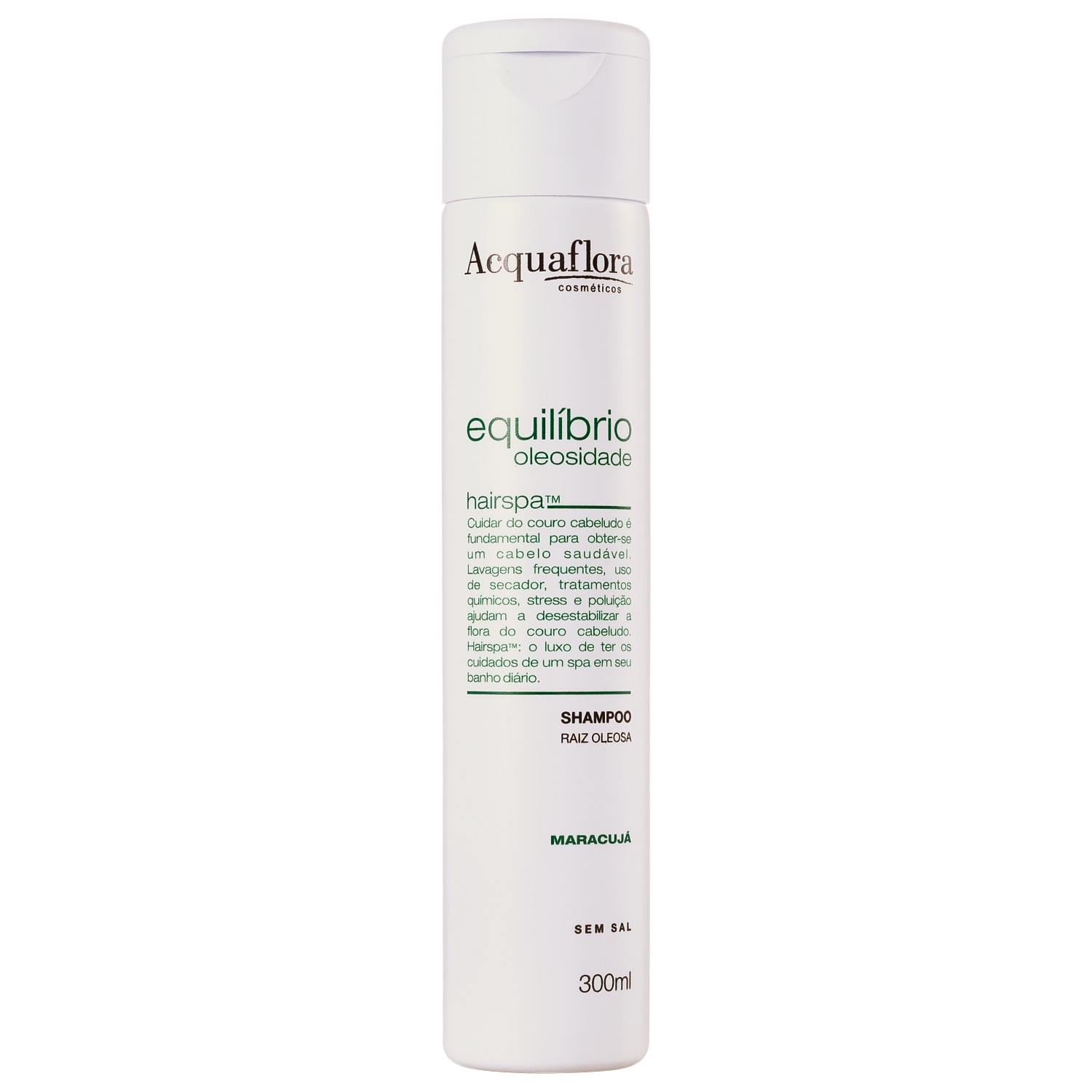 Acquaflora Equilíbrio Oleosidade Raiz Oleosa - Shampoo sem Sal 300ml