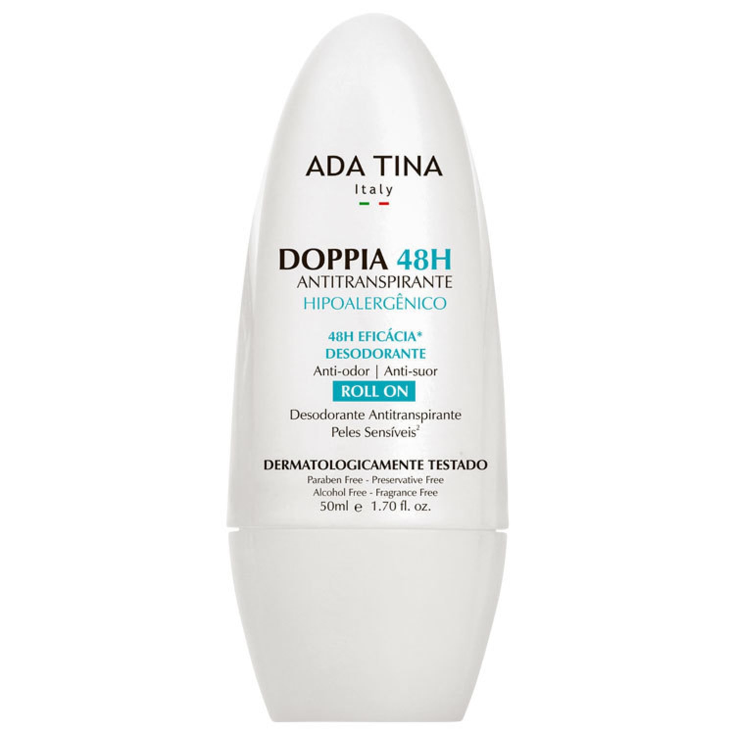 Ada Tina Doppia 48h - Desodorante Unissex Roll-on 50ml