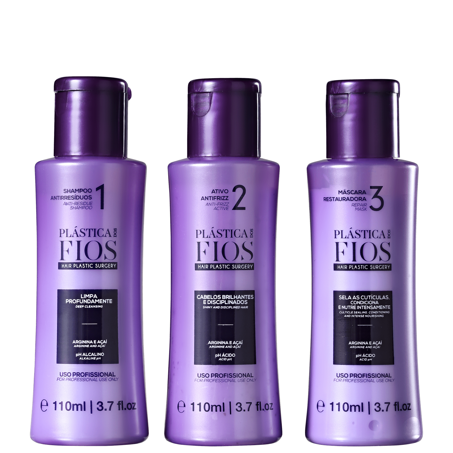 Kit Cadiveu Professional Plástica dos Fios Trio (3 Produtos)