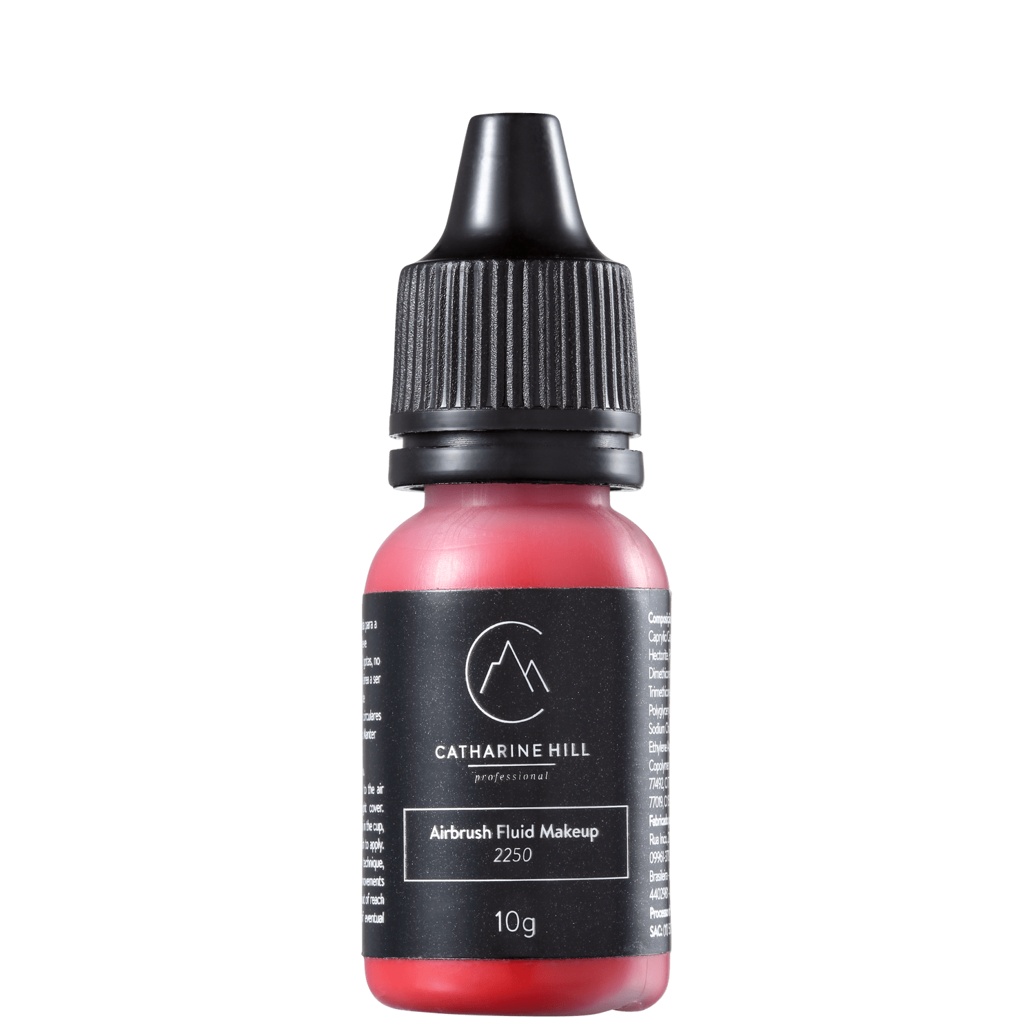 Catharine Hill Air Brush Fluid Makeup Colorida 18 Vermelha - Base Líquida 10g