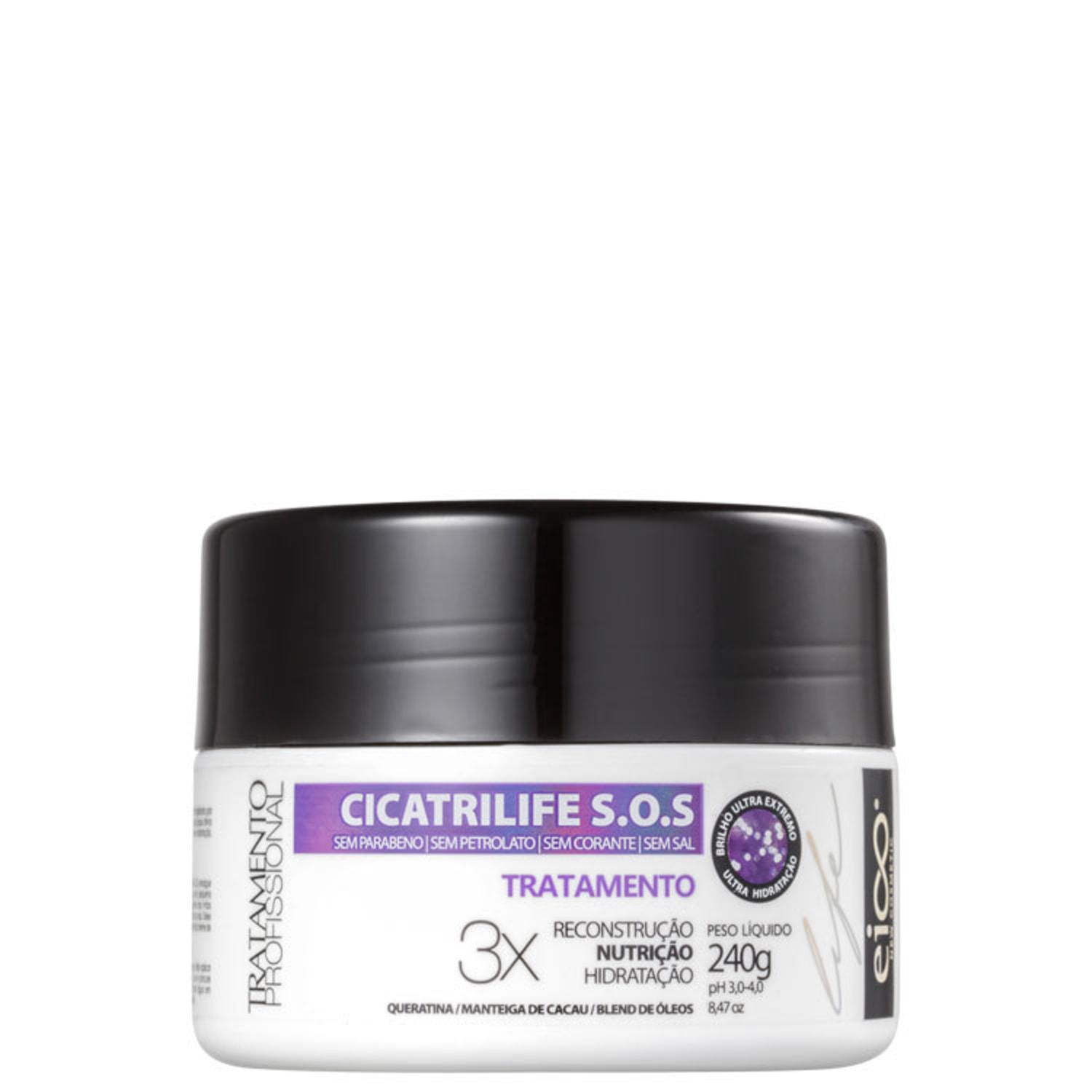 Eico Life Cicatrilife S.O.S. Tratamento - Máscara Capilar 240g