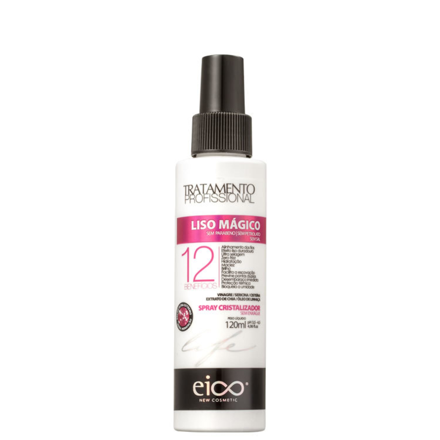 Eico Life Liso Mágico Cristalizador - Spray Leave-In 120ml
