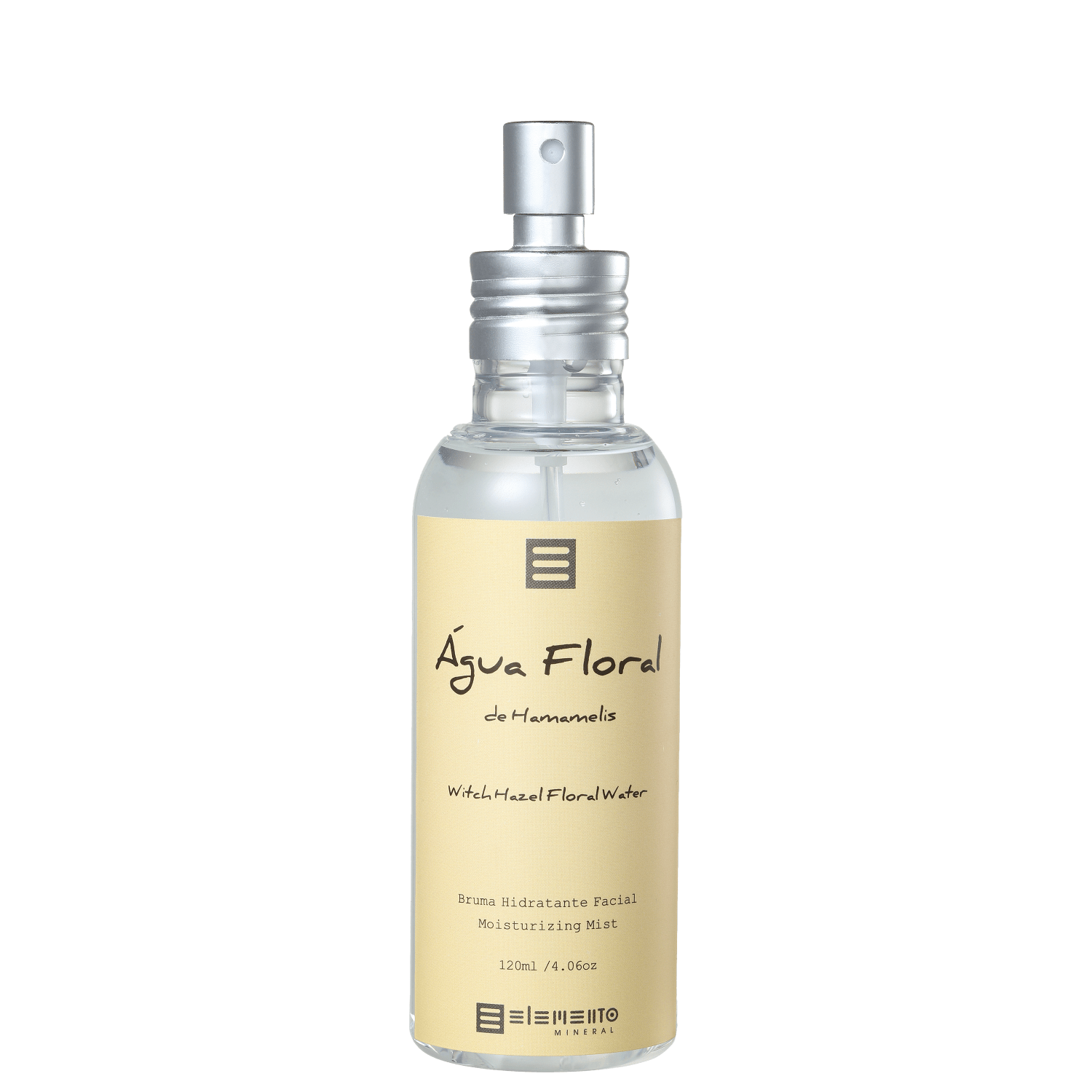 Elemento Mineral Água Floral de Hamamelis - Tônico Facial 120ml