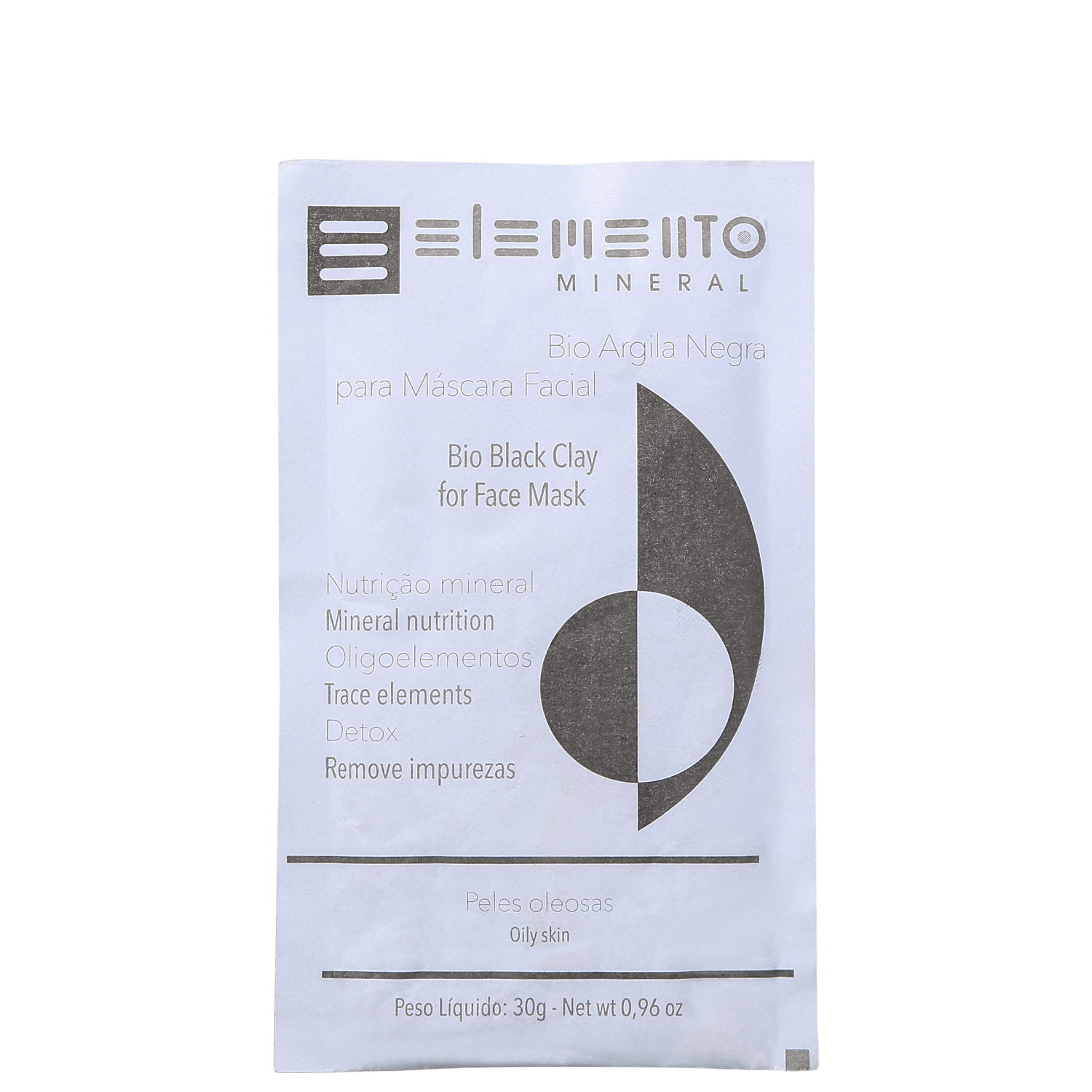 Elemento Mineral Bio Argila Negra - Máscara Facial 30g