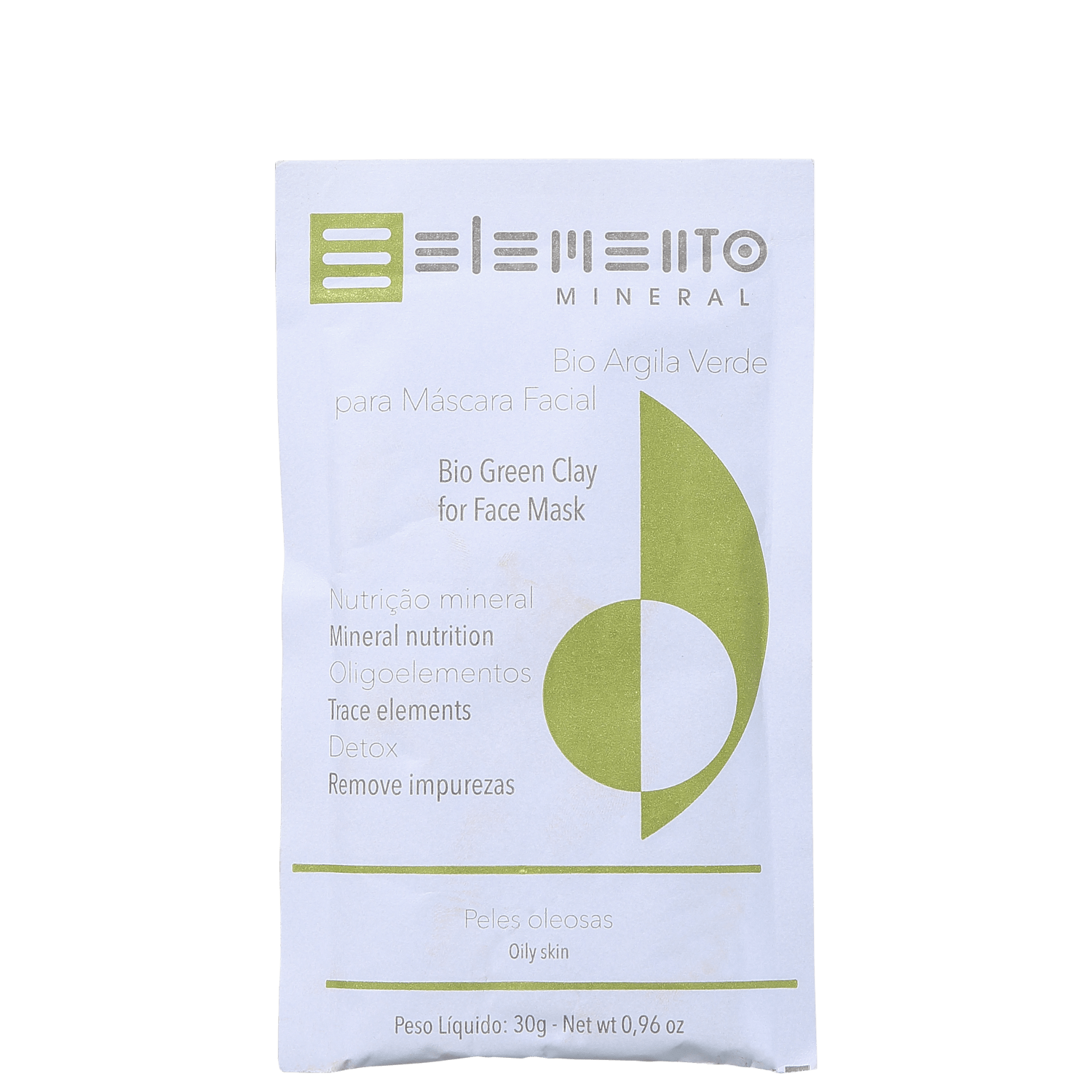 Elemento Mineral Bio Argila Verde - Máscara Facial 30g