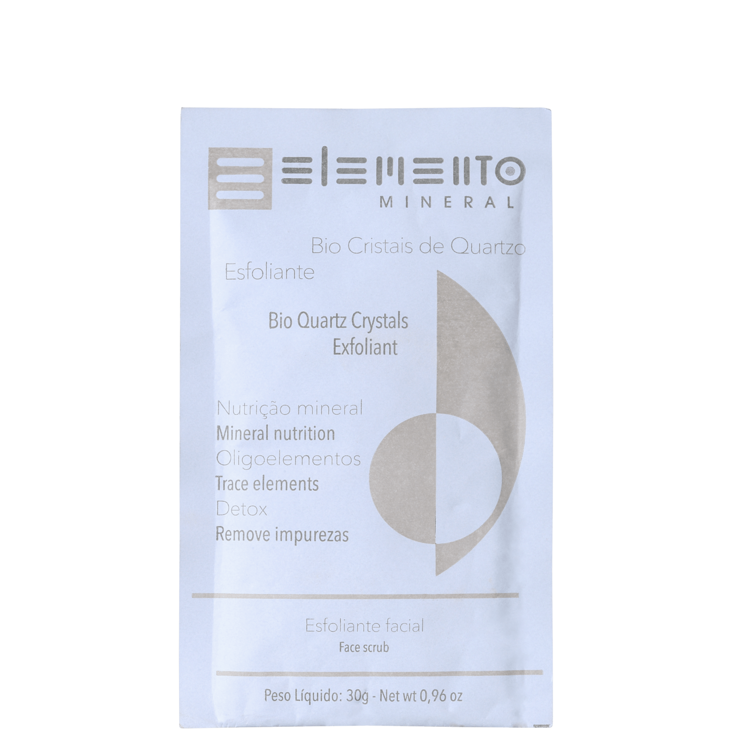 Elemento Mineral Bio Cristais de Quartzo - Esfoliante Facial 30g
