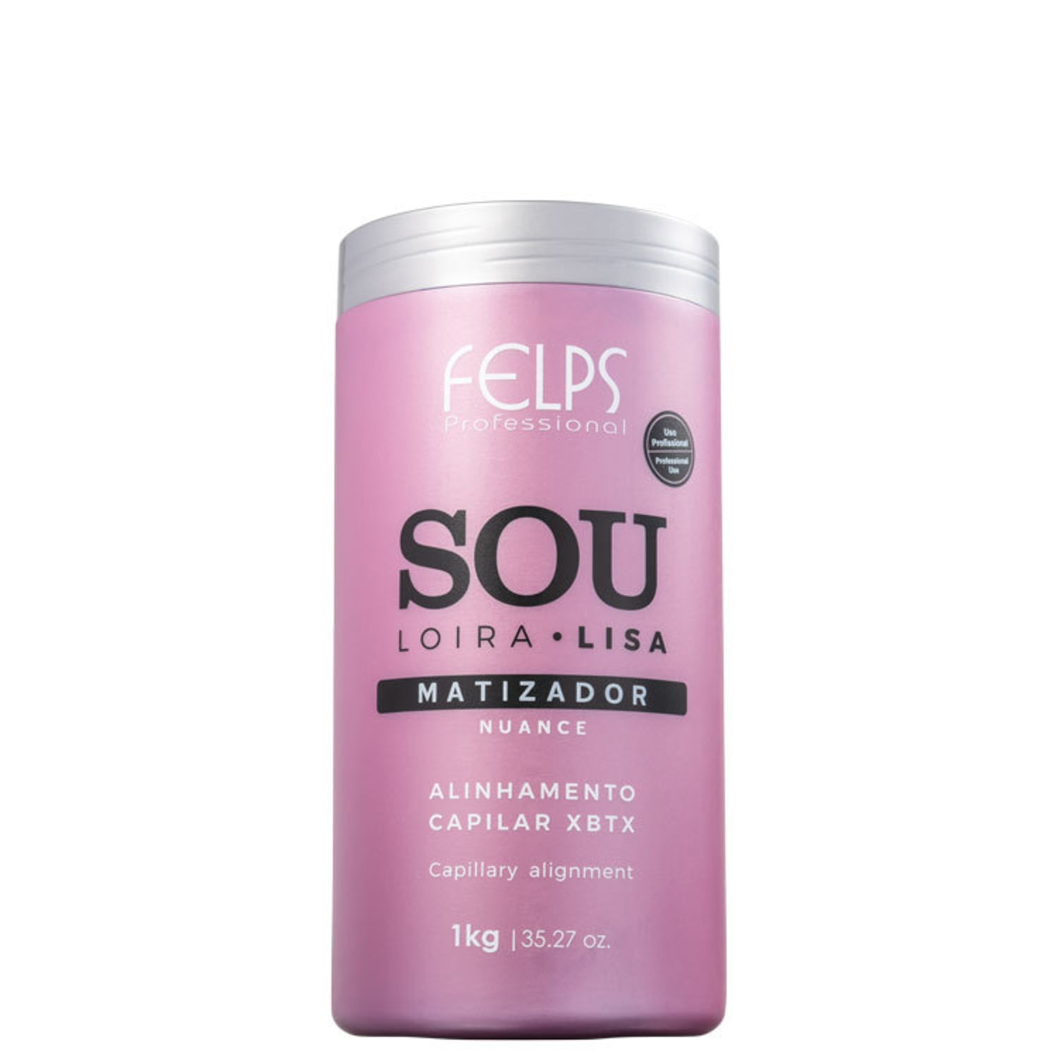 Felps Professional XBlond Sou Loira Lisa - Redutor de Volume Matizador 1000g