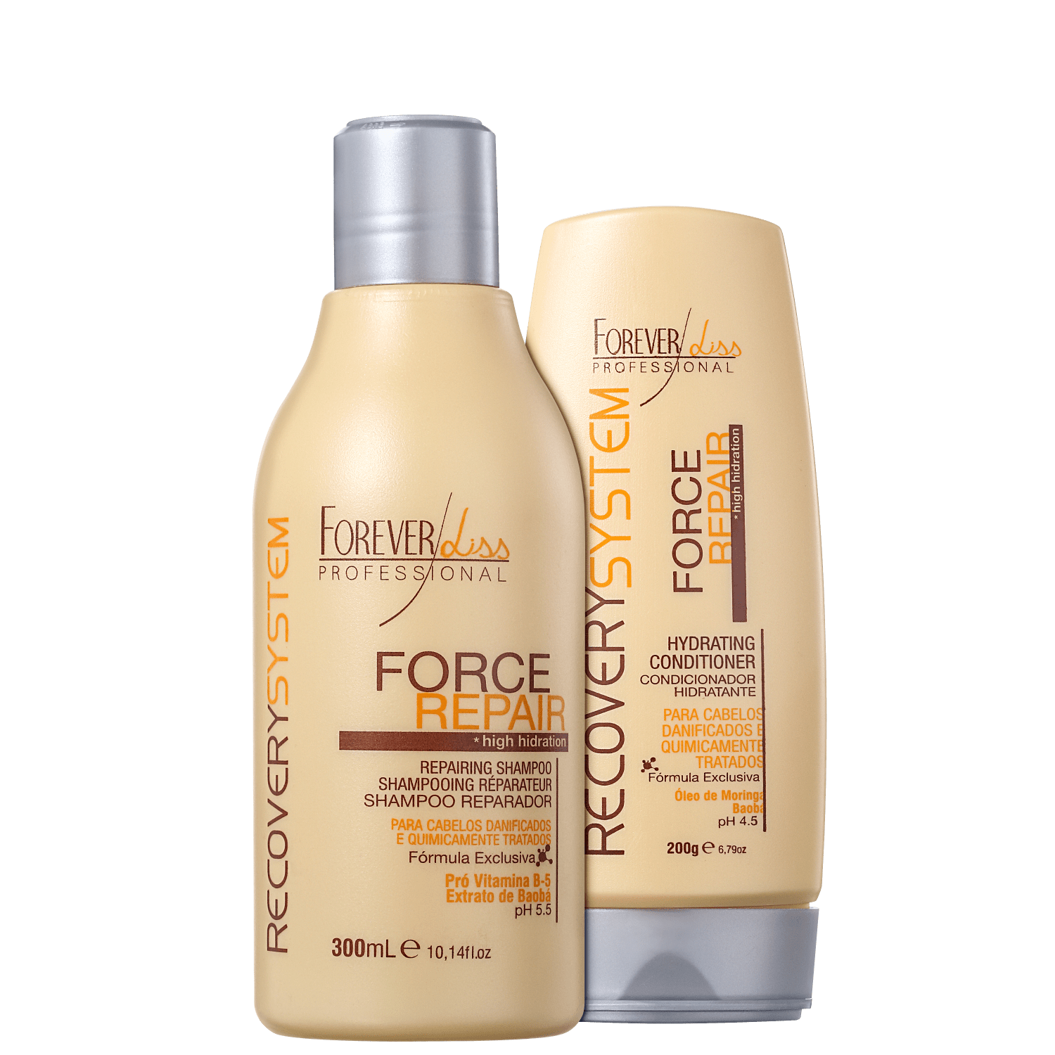 Kit Forever Liss Professional Force Repair Duo (2 Produtos)