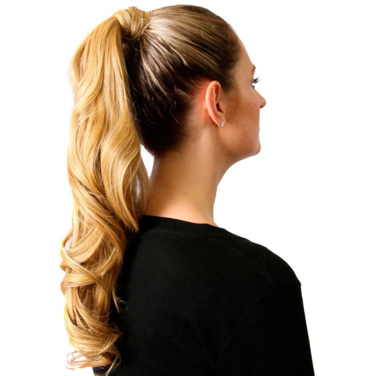 Hairdo Louro Avermelhado - Aplique Rabo de Cavalo Ondulado 58cm