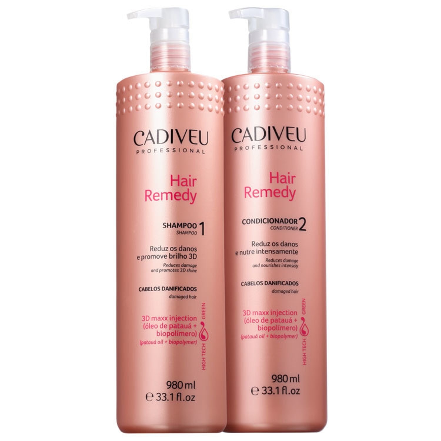 Kit Cadiveu Professional Hair Remedy Salon (2 Produtos)