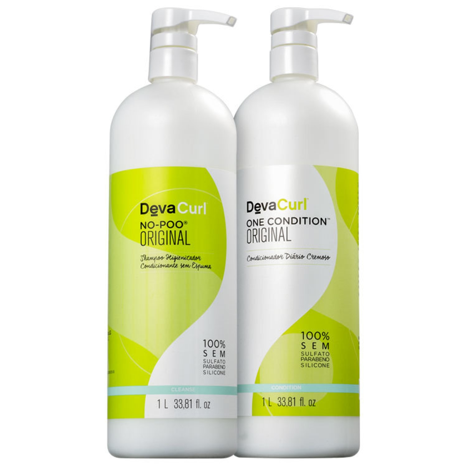Kit Deva Curl No-Poo Duo Salão (2 Produtos)