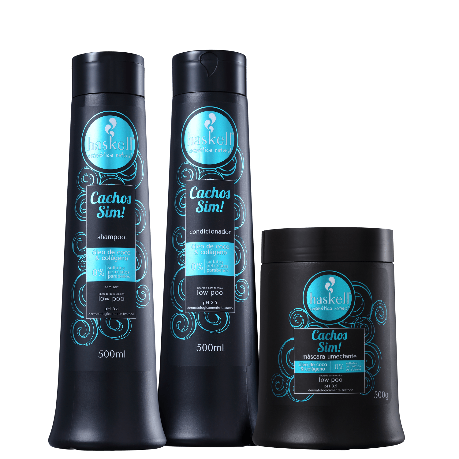Kit Haskell Cachos Sim! Triplo (3 Produtos)