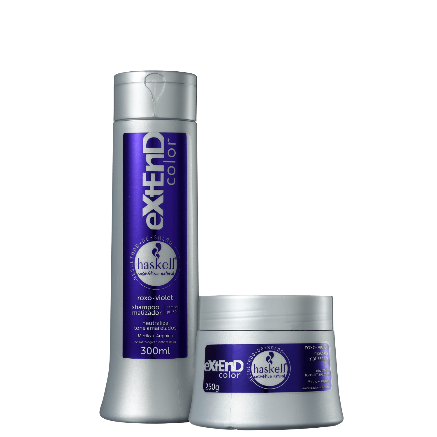Kit Haskell Extend Color Roxo Duo (2 Produtos)