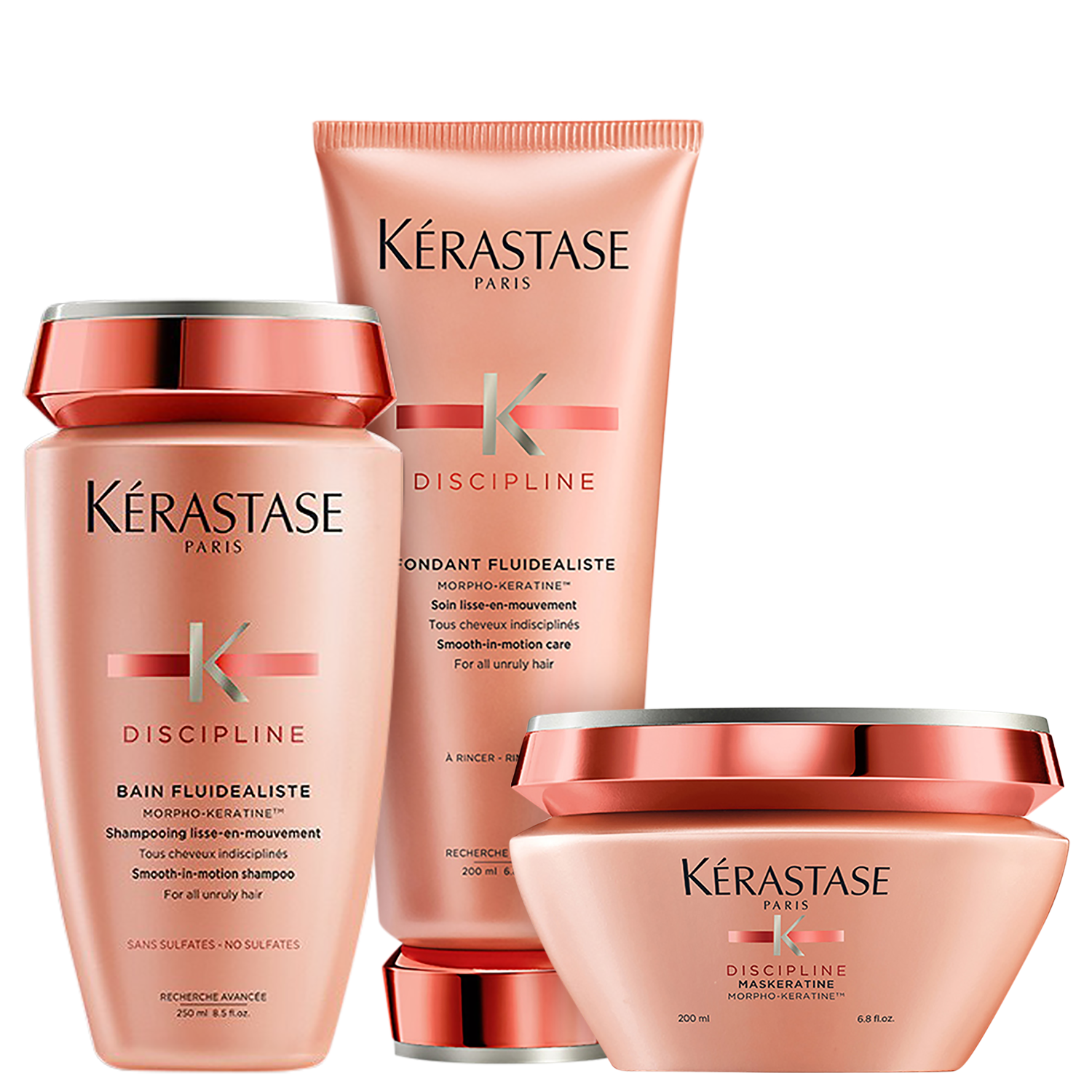 Kit Kérastase Discipline Trio (3 Produtos)