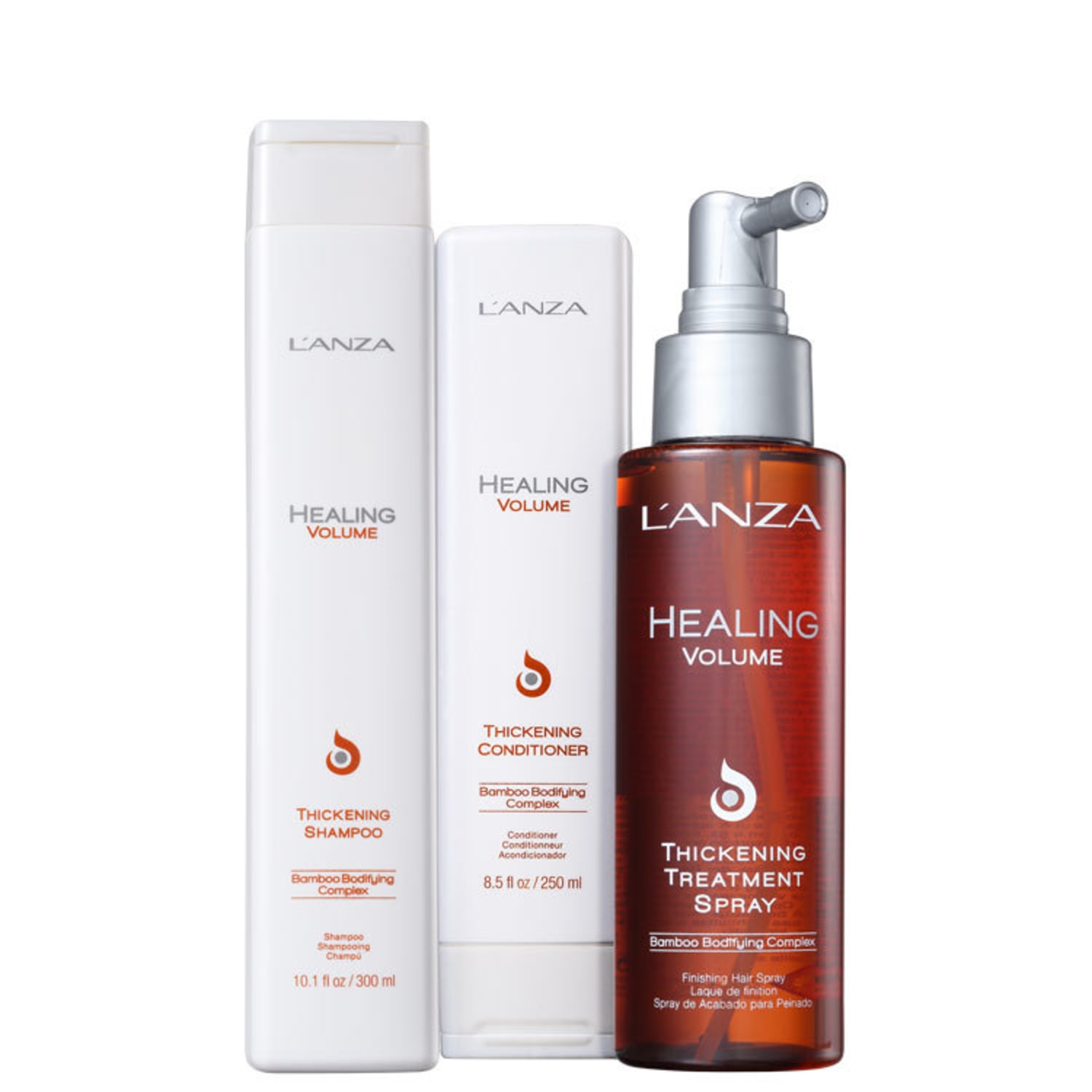 Kit L'Anza Healing Volume Treatment (3 Produtos)