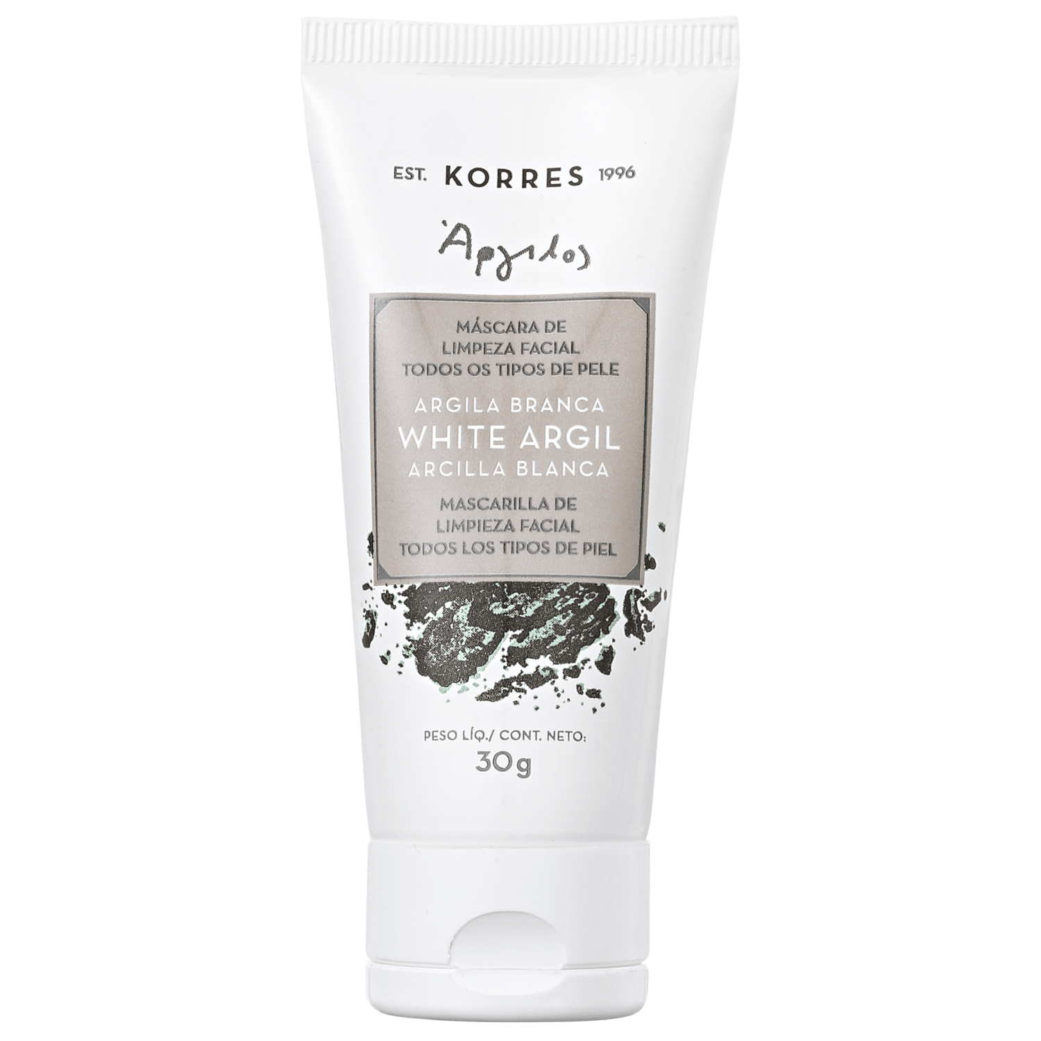 Korres Argila Branca - Máscara de Limpeza Facial 30g