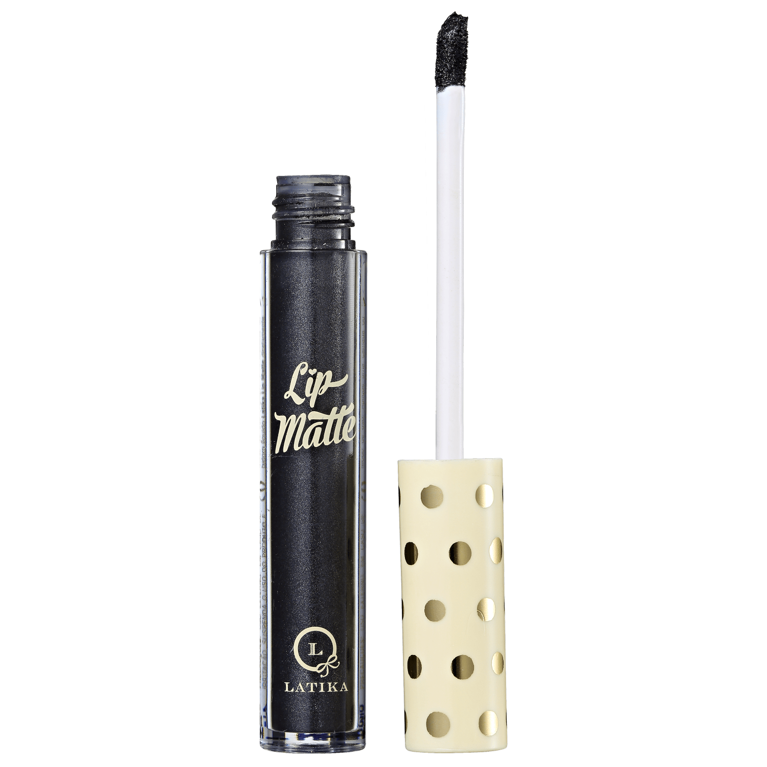 Latika Lip Preto Metálico Nº42 - Batom Líquido Metálico 4ml