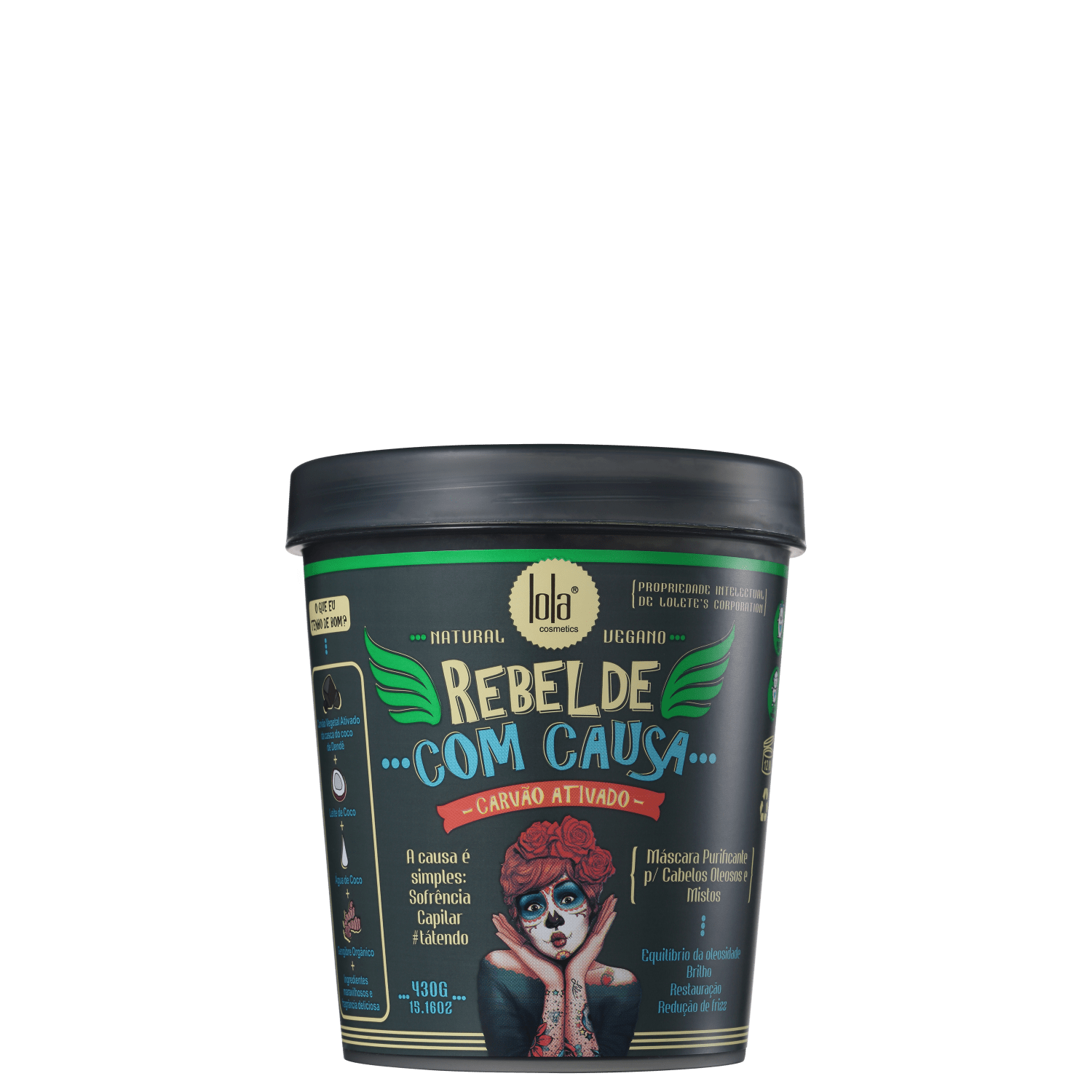 Lola Cosmetics Rebelde com Causa - Máscara Capilar 430g