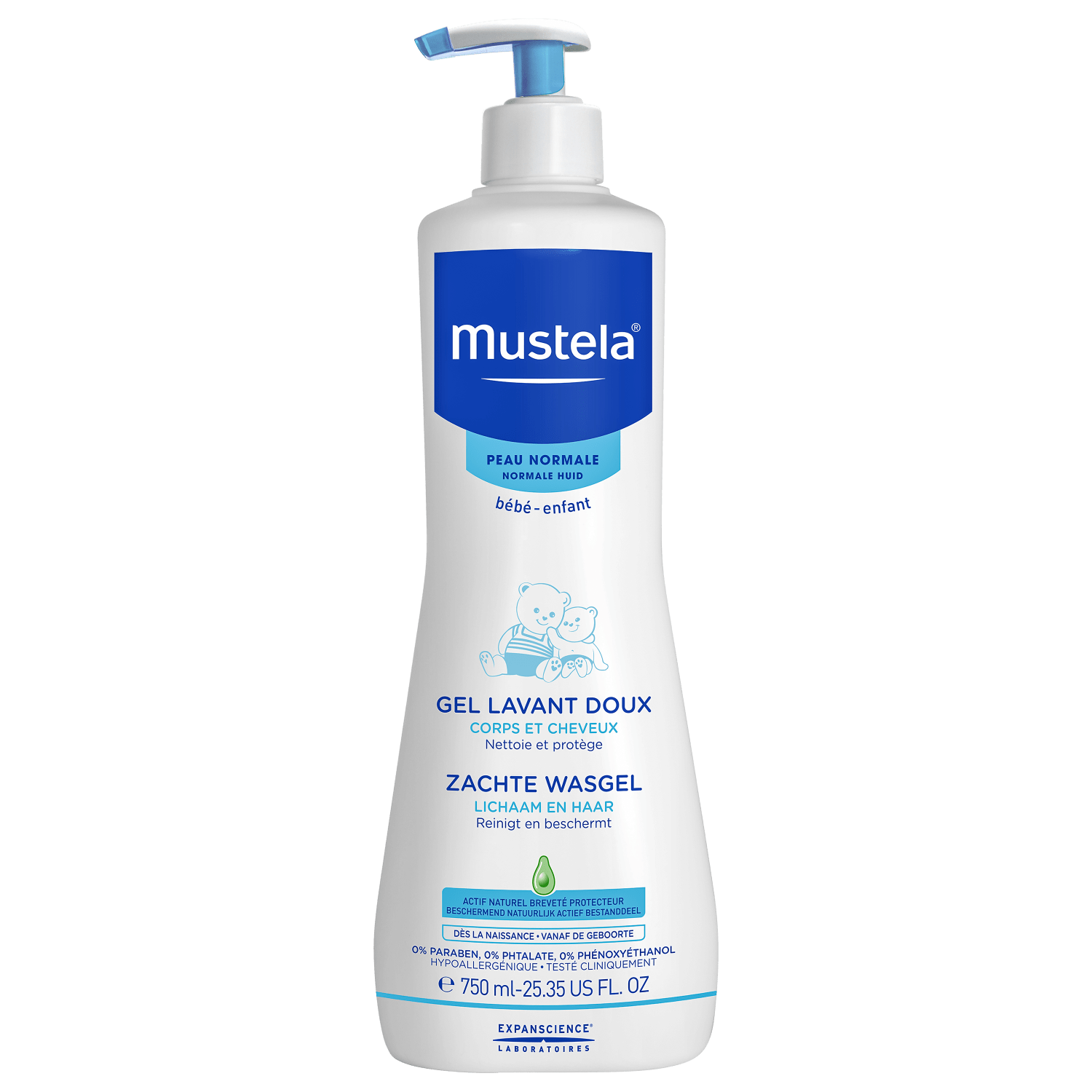 Mustela Gel Lavant Doux - Gel de Limpeza 750ml