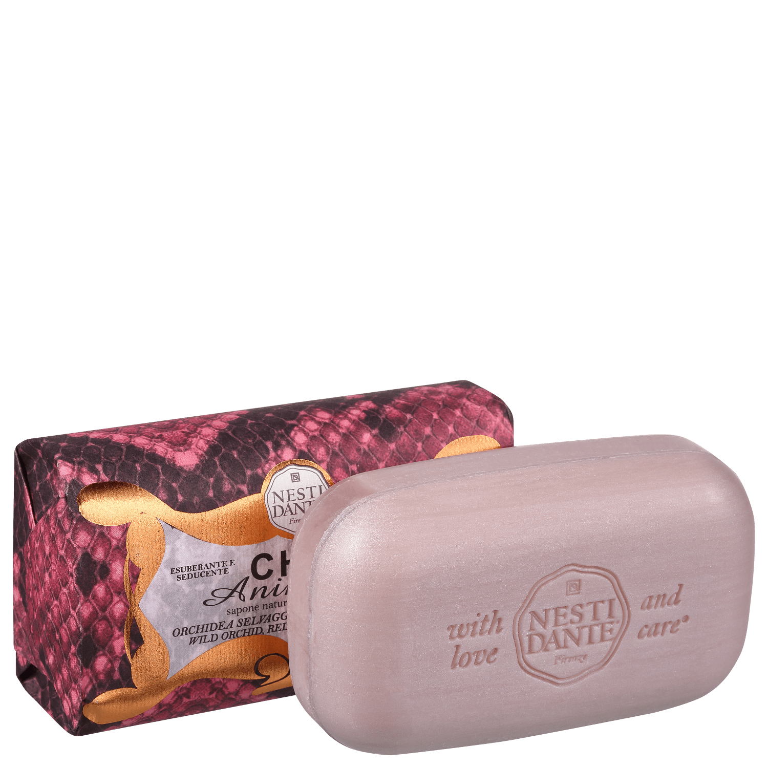 Nesti Dante Chic Animalier Red Pyton - Sabonete em Barra 250g
