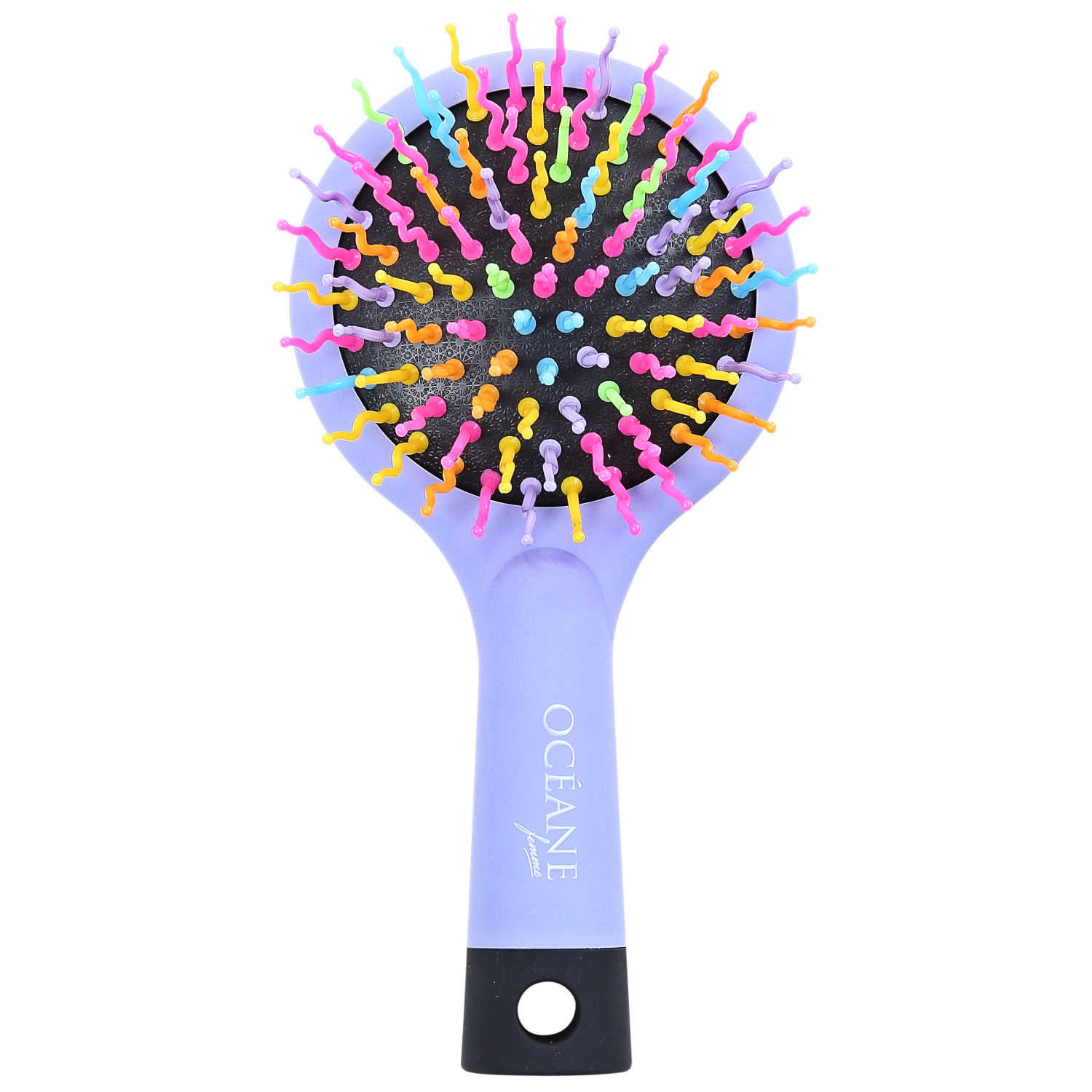 Océane Rainbow Brush Lilás - Mini Escova de Cabelo