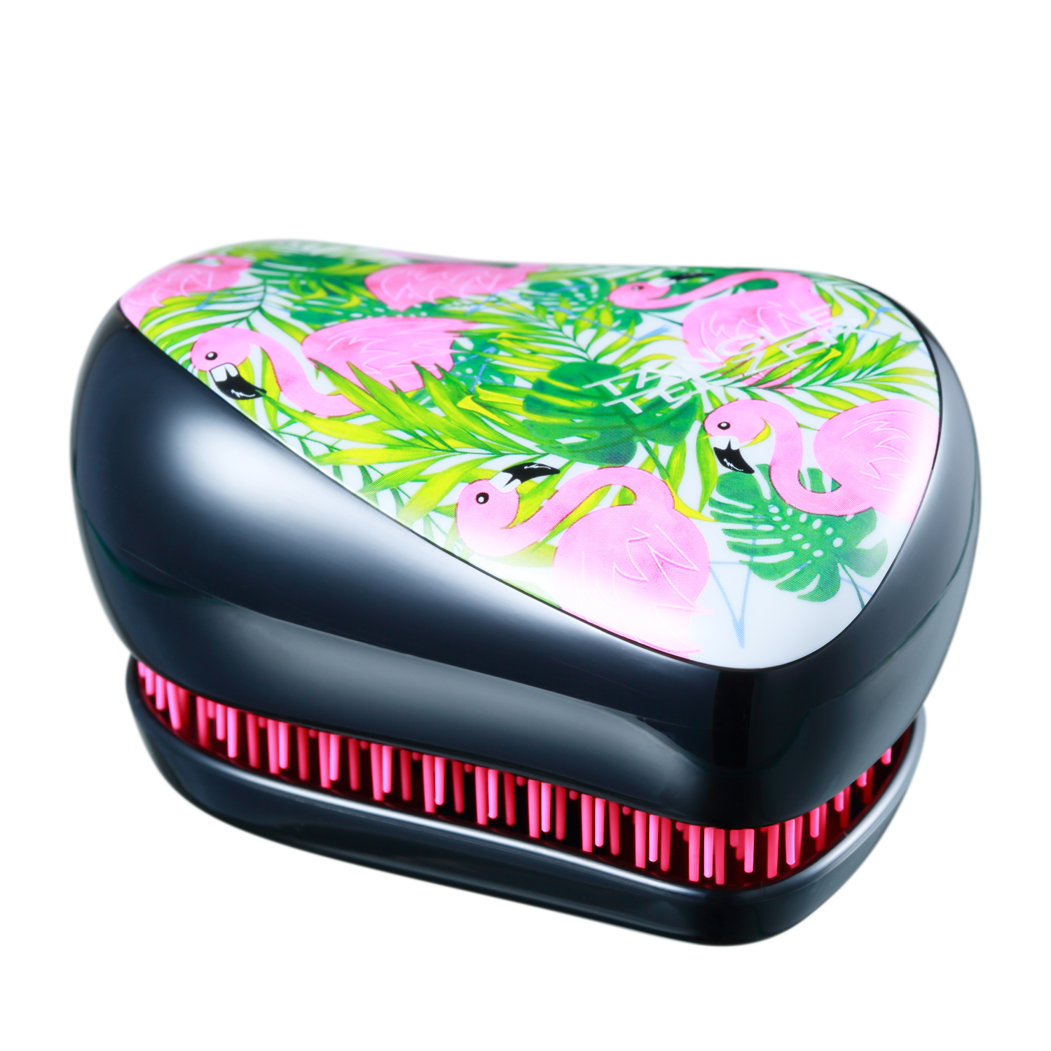 Tangle Teezer Compact Styler Flamingo Preta - Escova de Cabelo