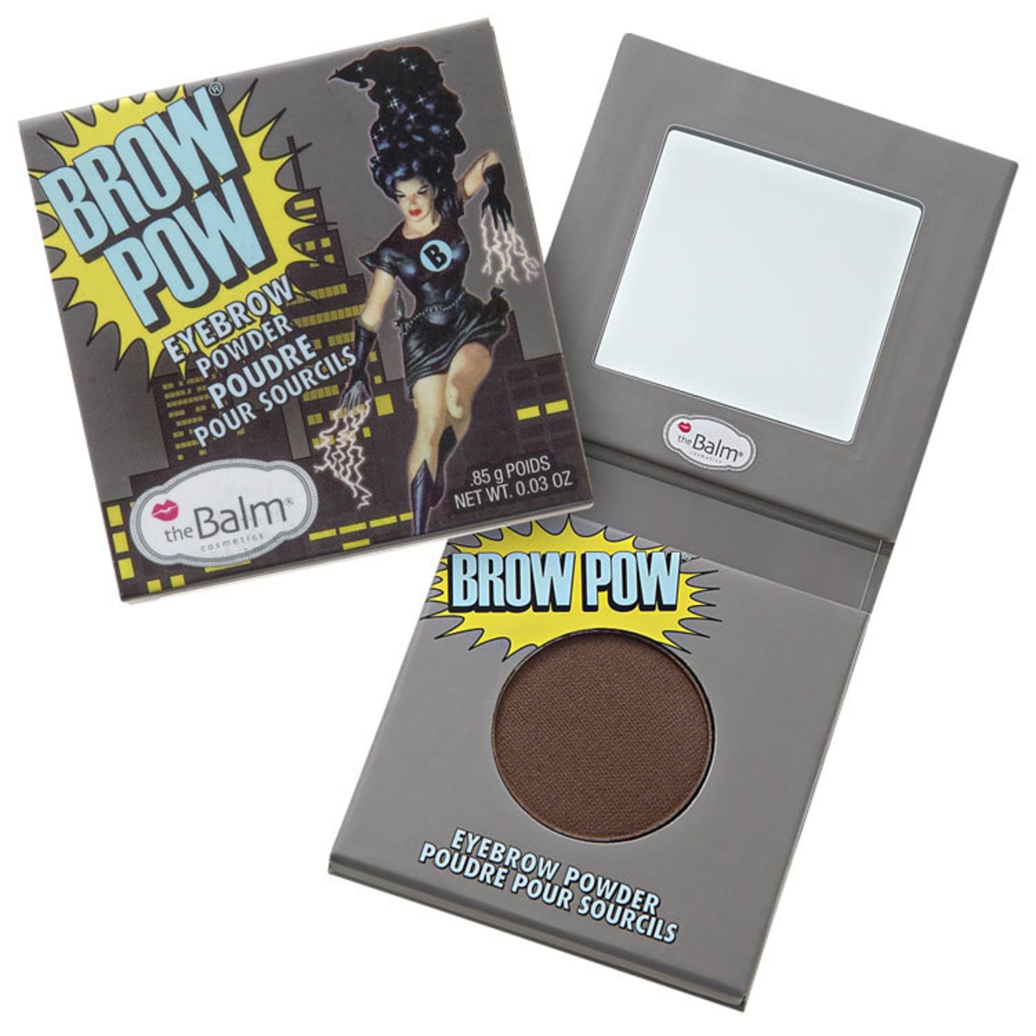 the Balm Brow Pow Dark Brown - Sombra para Sobrancelha 0,85g