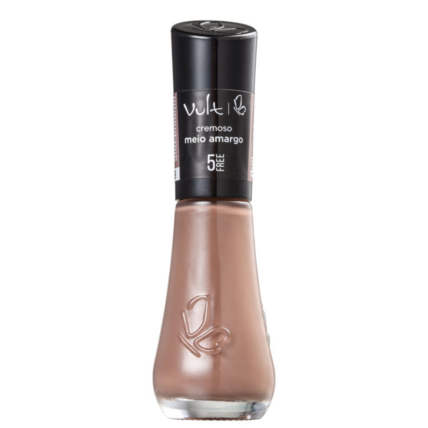 Esmalte Cremoso Marrom Meio Amargo 5Free 8ml
