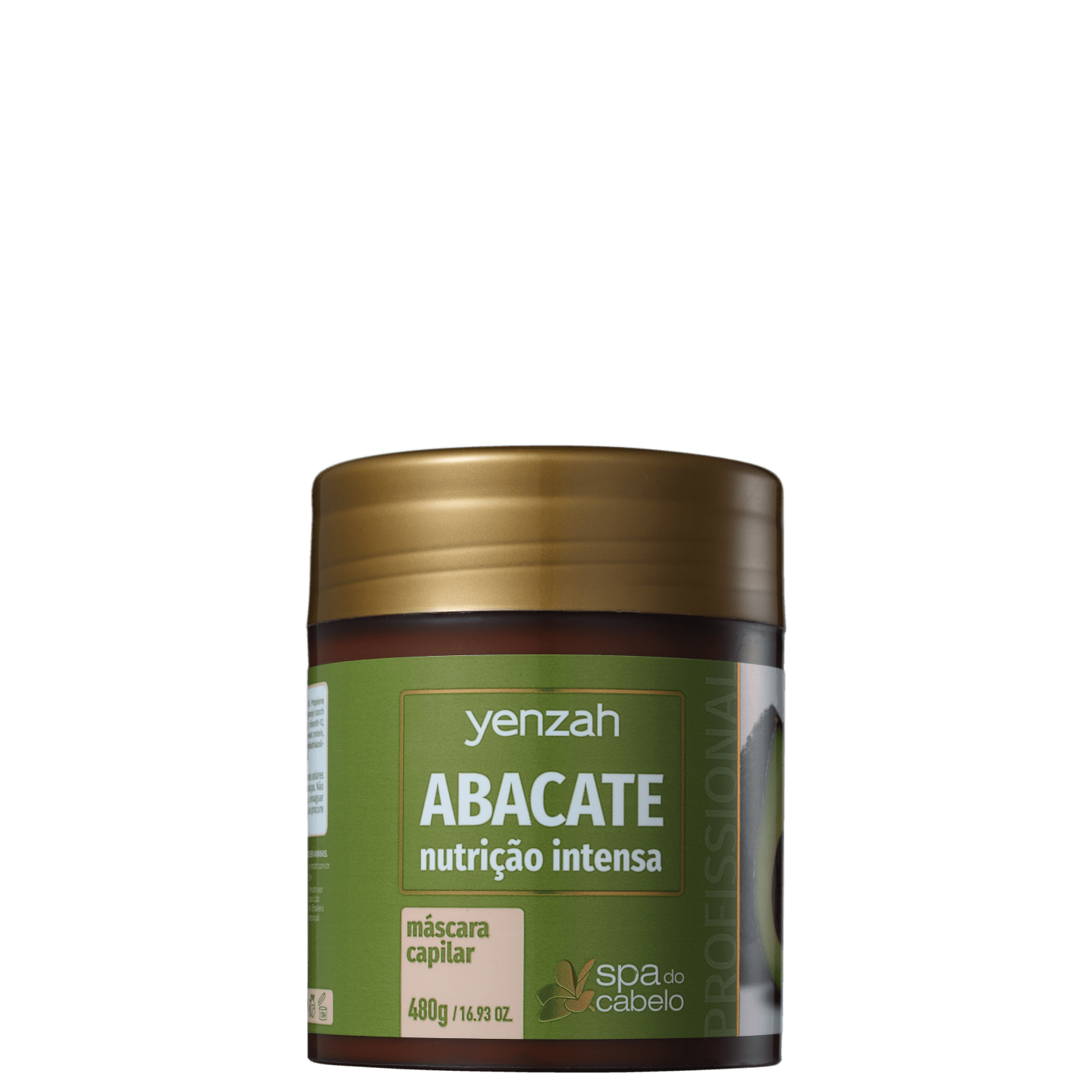 Yenzah SPA dos Cabelos Abacate - Máscara Capilar 480g