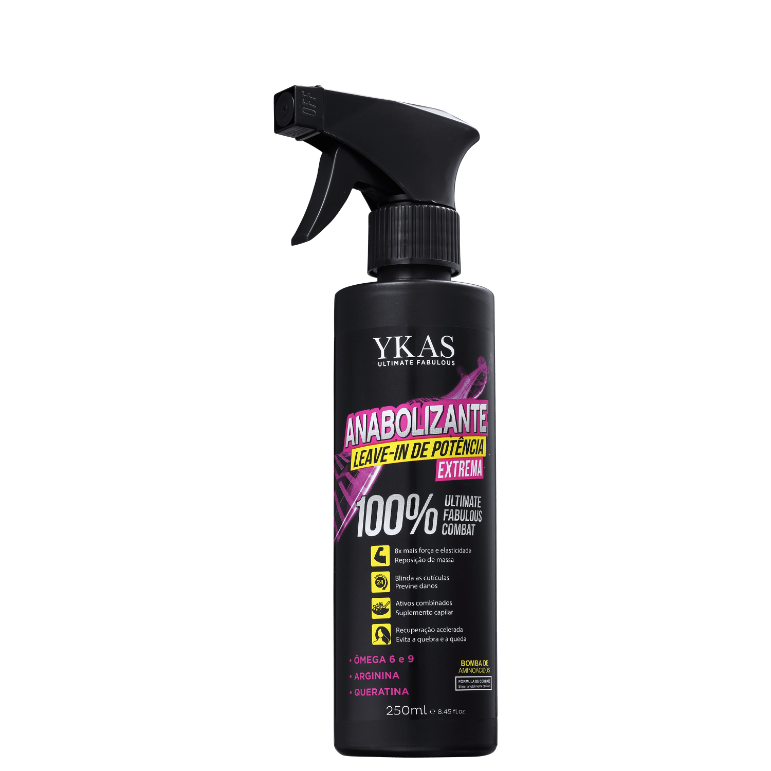 YKAS Anabolizante Capilar de Potência - Leave-In 250ml