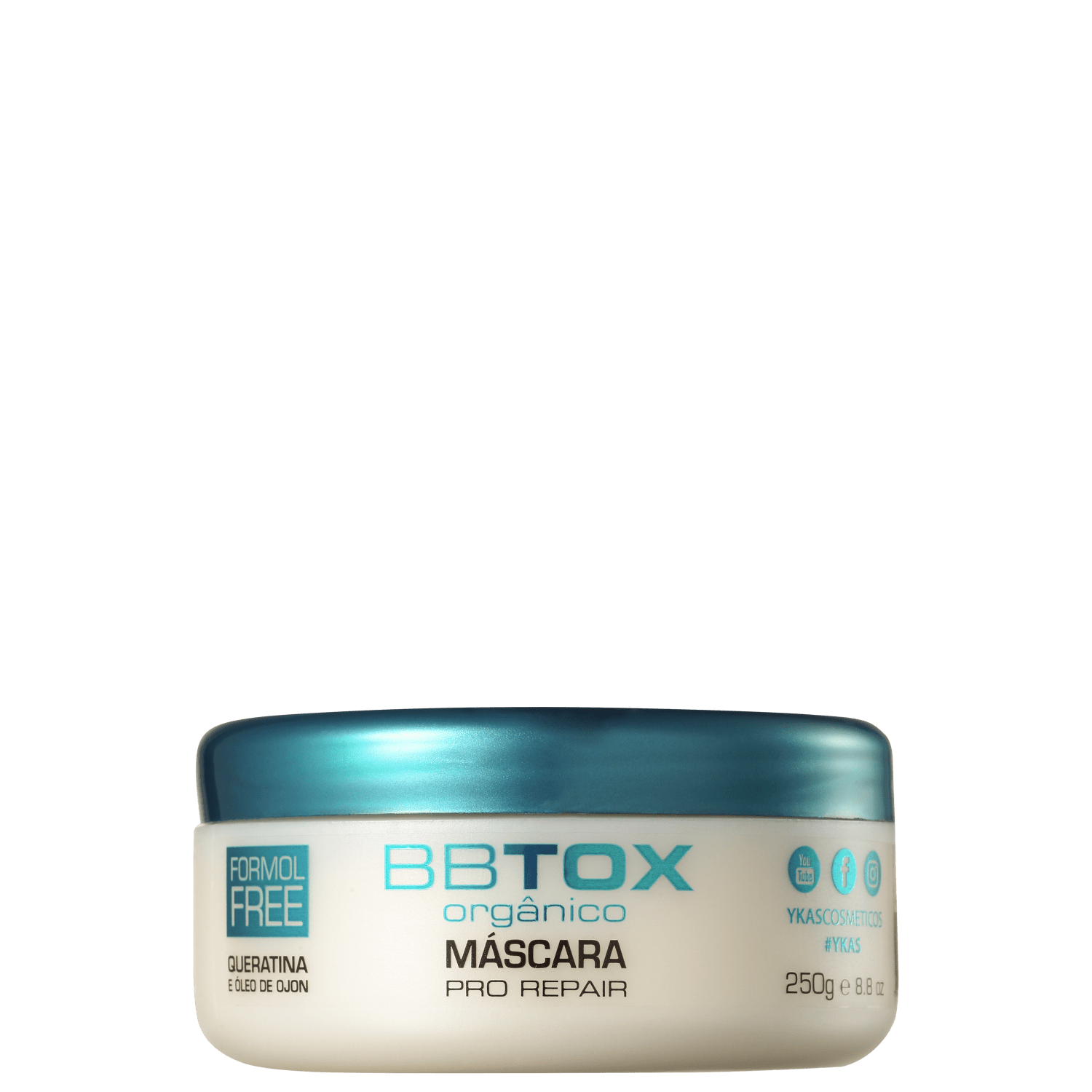 YKAS BBTox Orgânico Pro Repair - Máscara de Alinhamento Capilar 250g