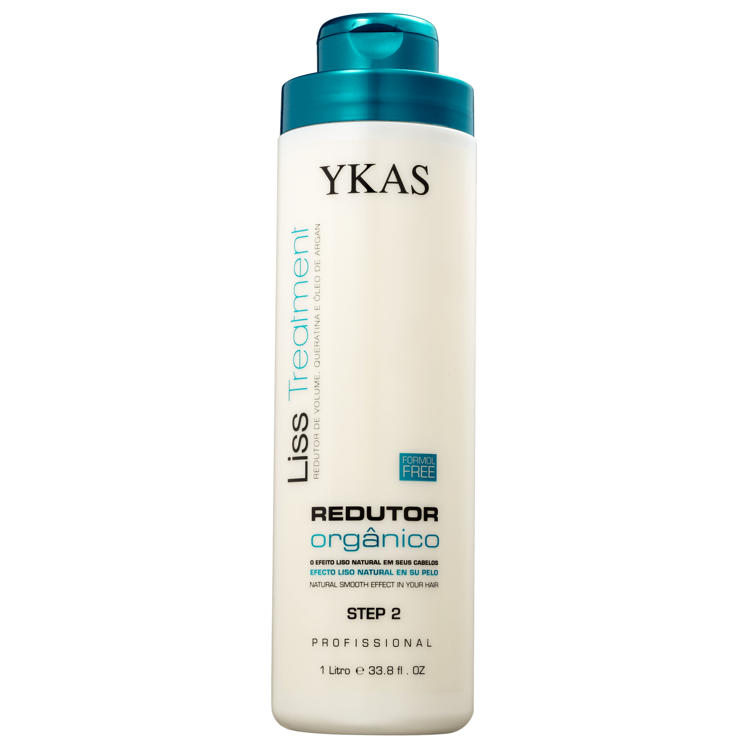 YKAS Liss Treatment Orgânico Step 2 - Redutor de Volume 1L
