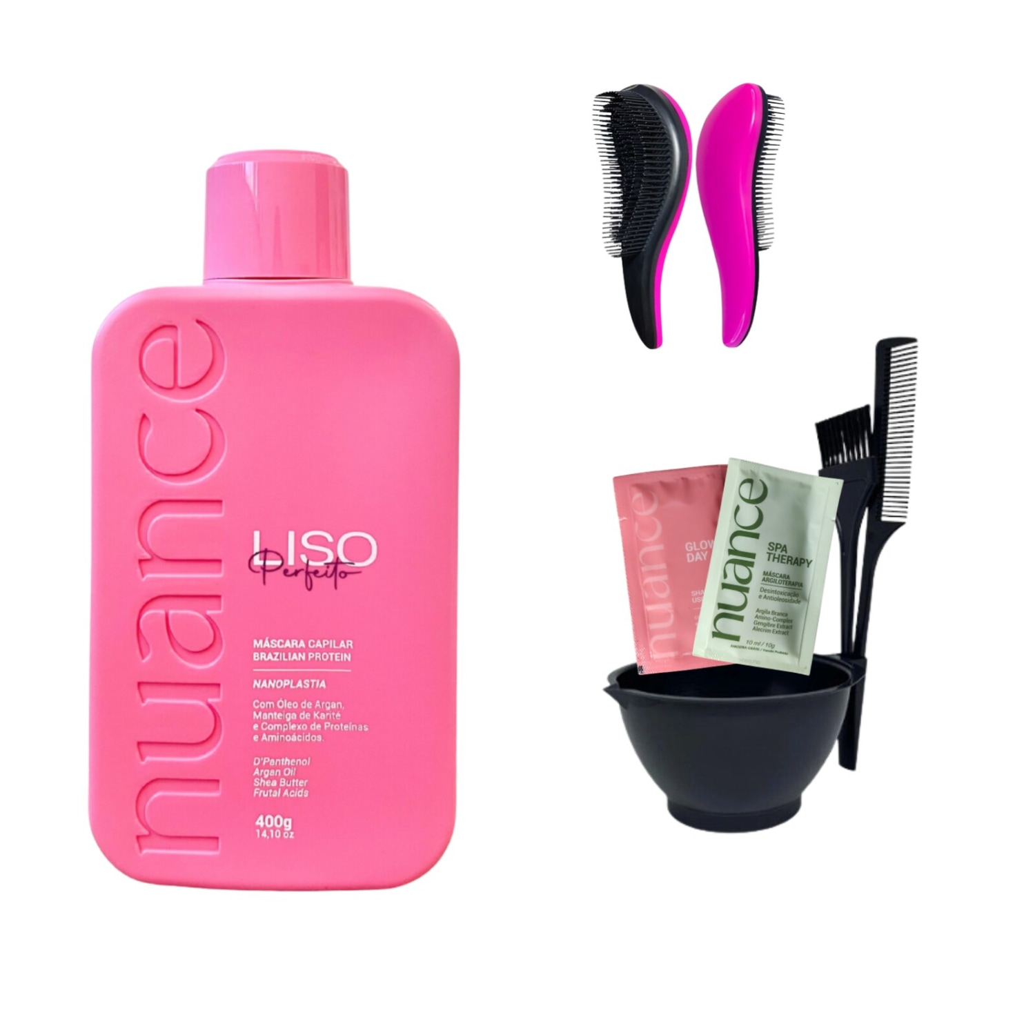 Liso Perfeito Progressiva Nuance Realinhamento Capilar 400g