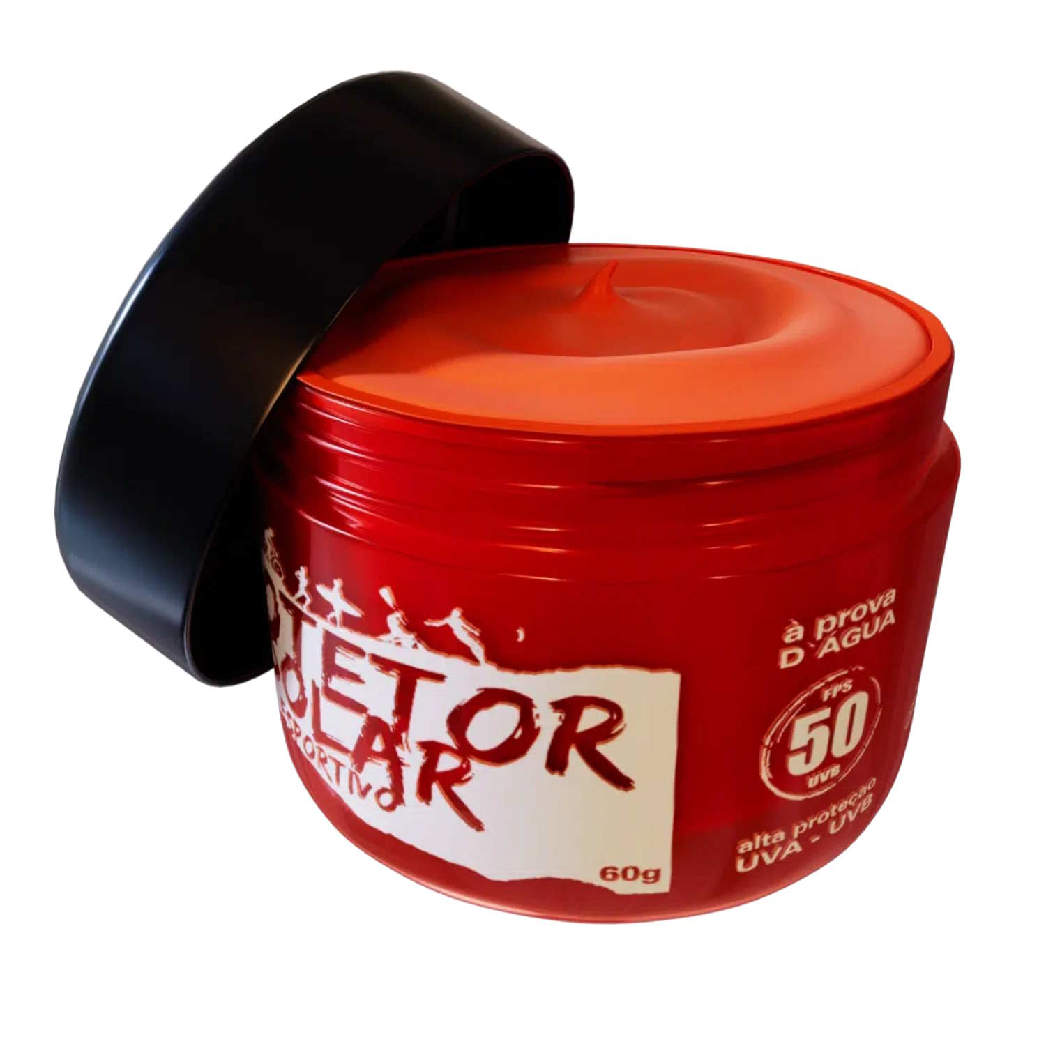 Protetor Solar Facial Laranja Neon FPS 50 - Rosa dos Ventos - Alta Proteção UVA/UVB