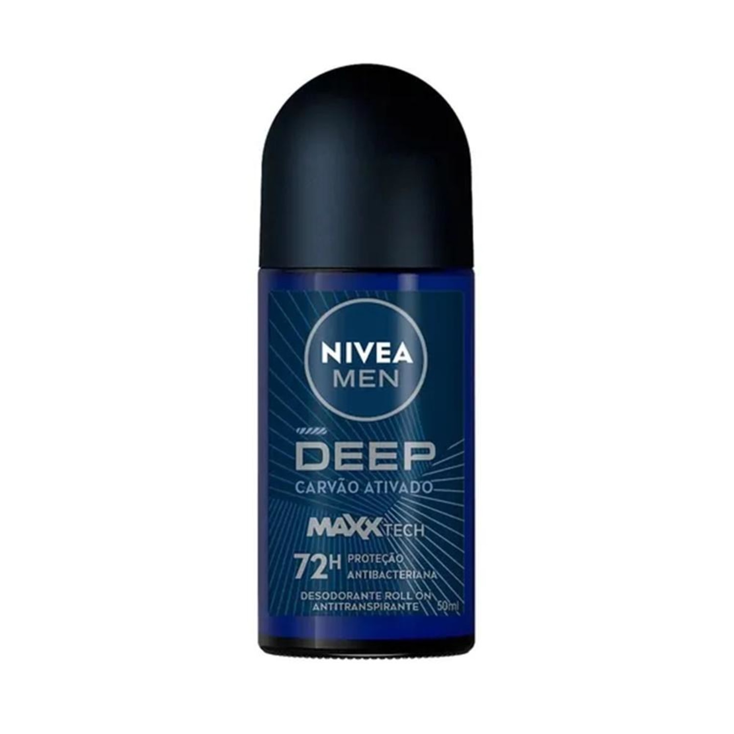 NIVEA MEN Deep MaxxTech Carvão Ativado - Desodorante Antitranspirante Roll-on 50ml