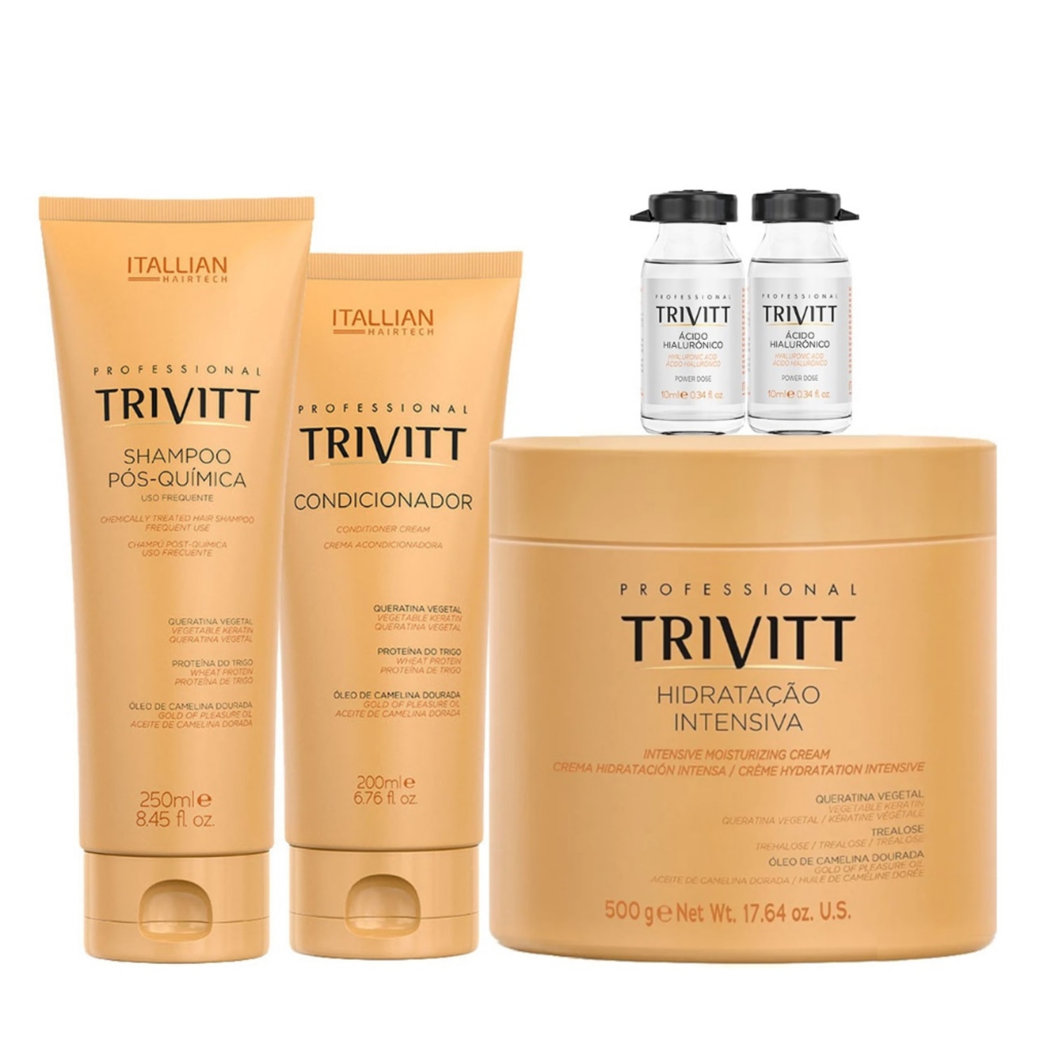 Trivitt Hidratação Profunda: brilho, maciez e nutrição intensiva