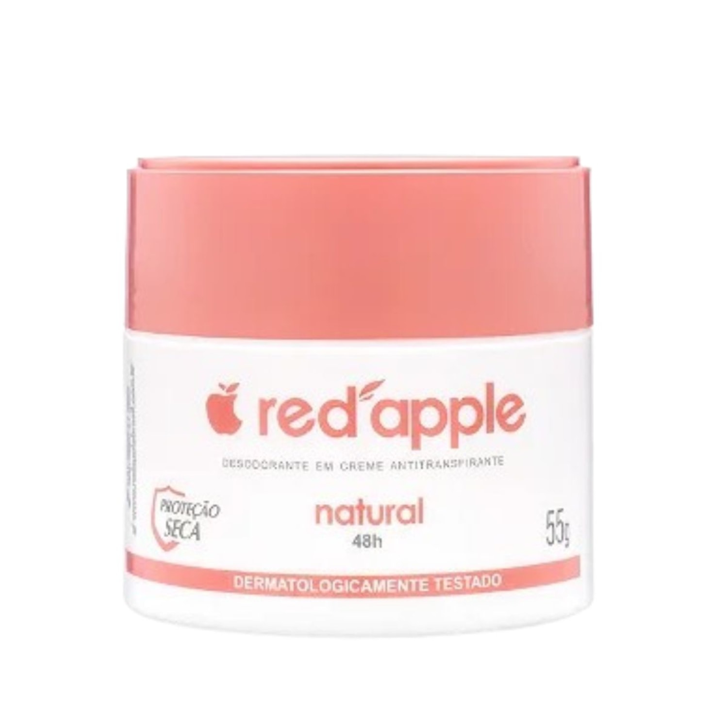 Desodorante Antitranspirante Creme Natural 55G - Red Apple