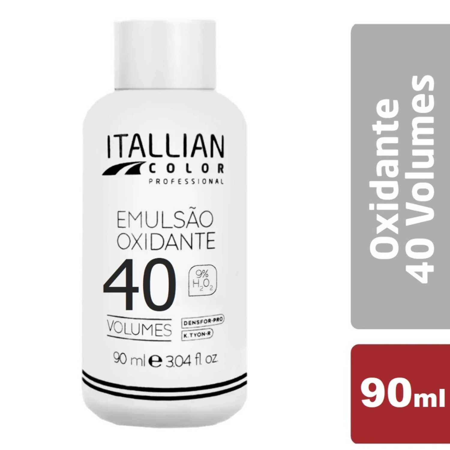 Emulsão Oxidante Estabilizada Itallian Color OX 40 Volumes - Água Oxigenada 90ml