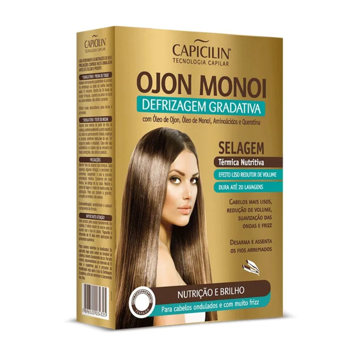 Defrizagem Gradativa Capicilin Ojon Monoi 190ml