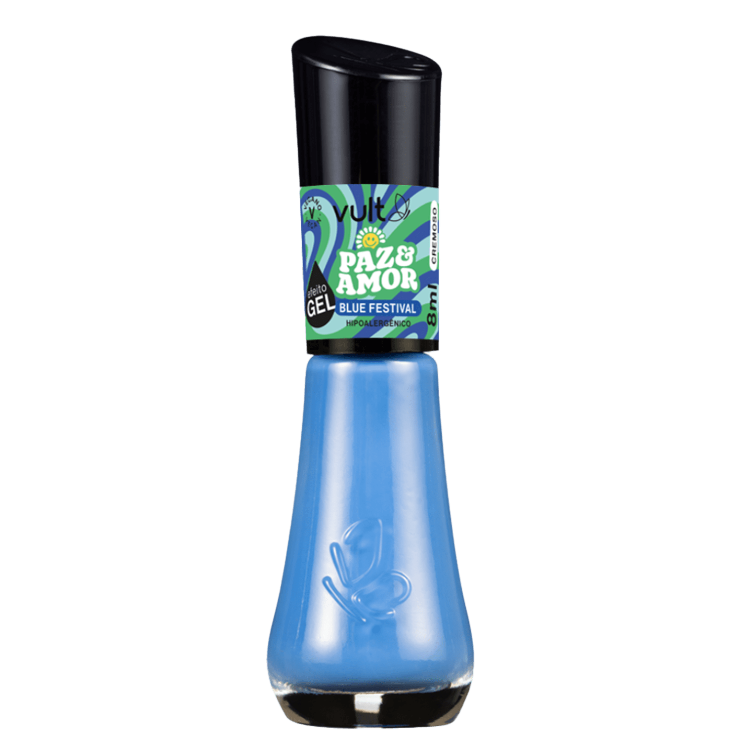 Esmalte Azul Blue Festival Coleção Paz & Amor 8ml