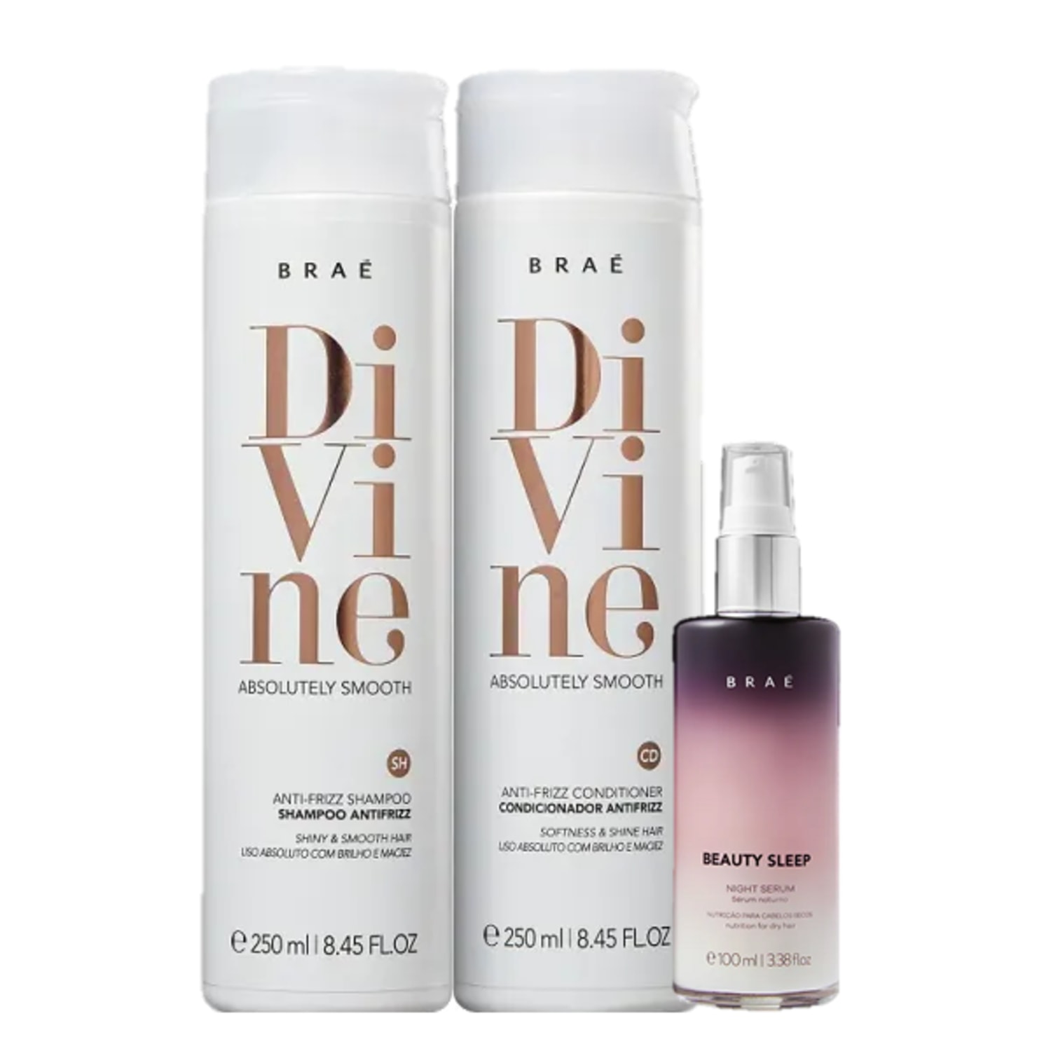 Kit Braé Divine Beauty Sleep (3 Produtos)