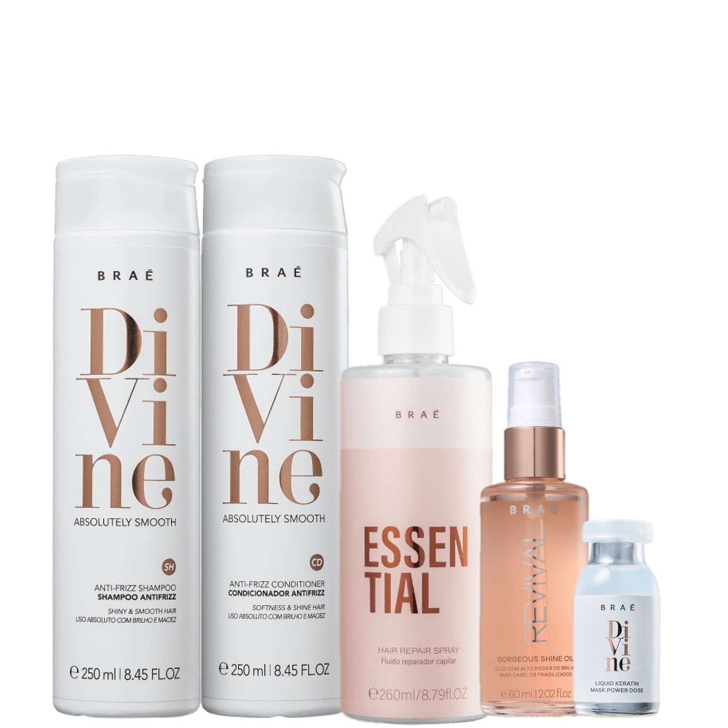 Kit Braé Divine Essential Revival (5 Produtos)