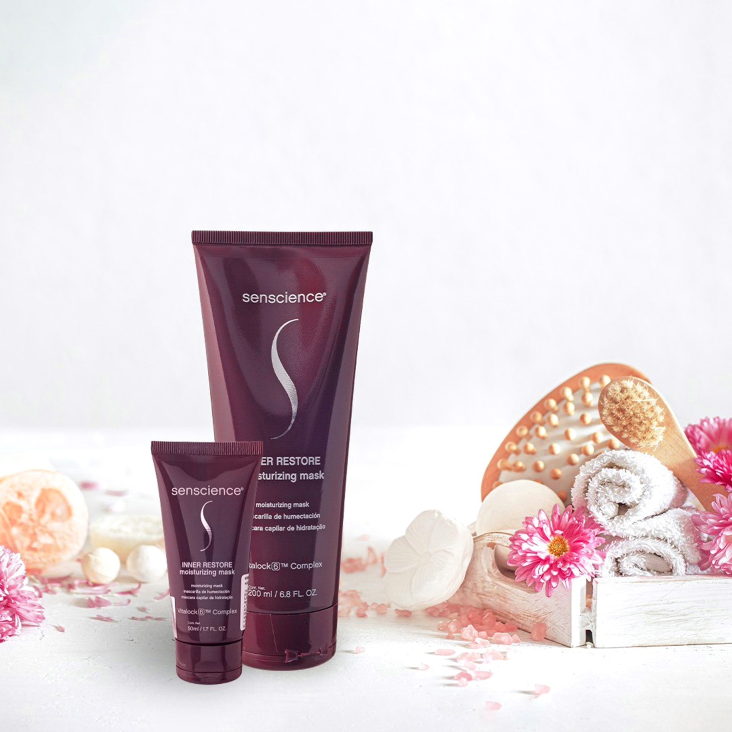Kit Senscience Smooth Inner Detangler Home Care Leave-in (4 produtos)
