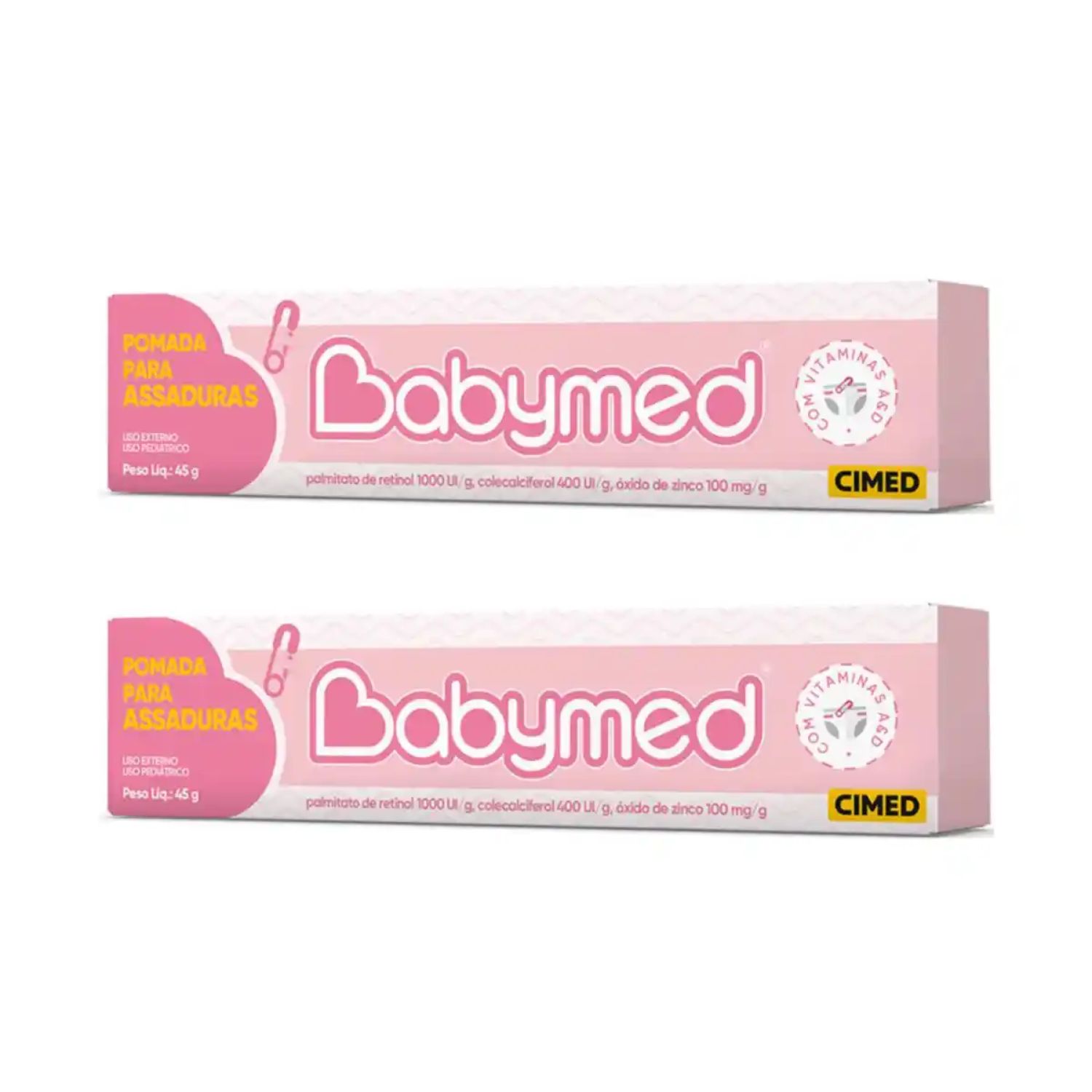 Kit Cimed Babymed Azul Rosa Preventiva para Assaduras (2 Unidades)