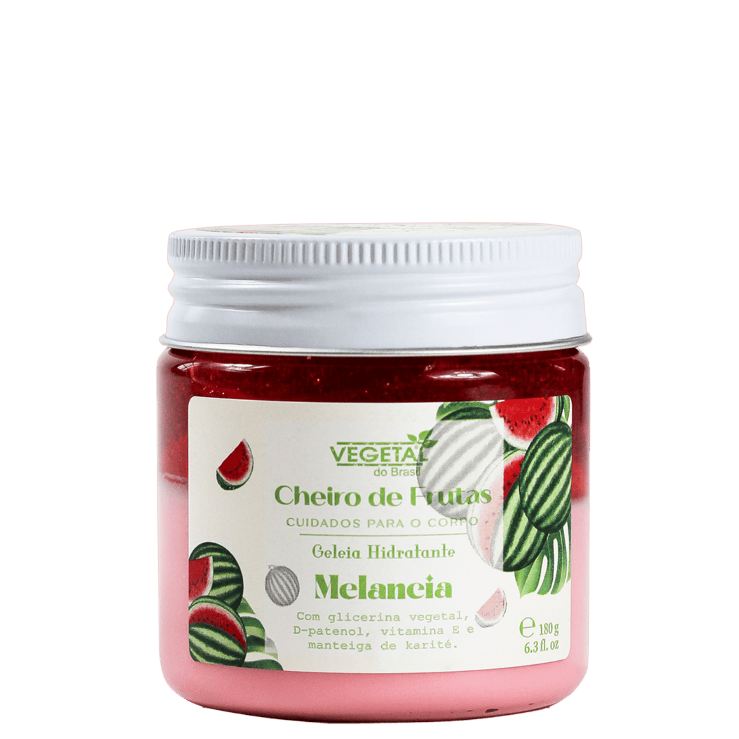 Vegetal do Brasil Cheiro de Frutas Melancia - Geleia Hidratante Bifásica 180g