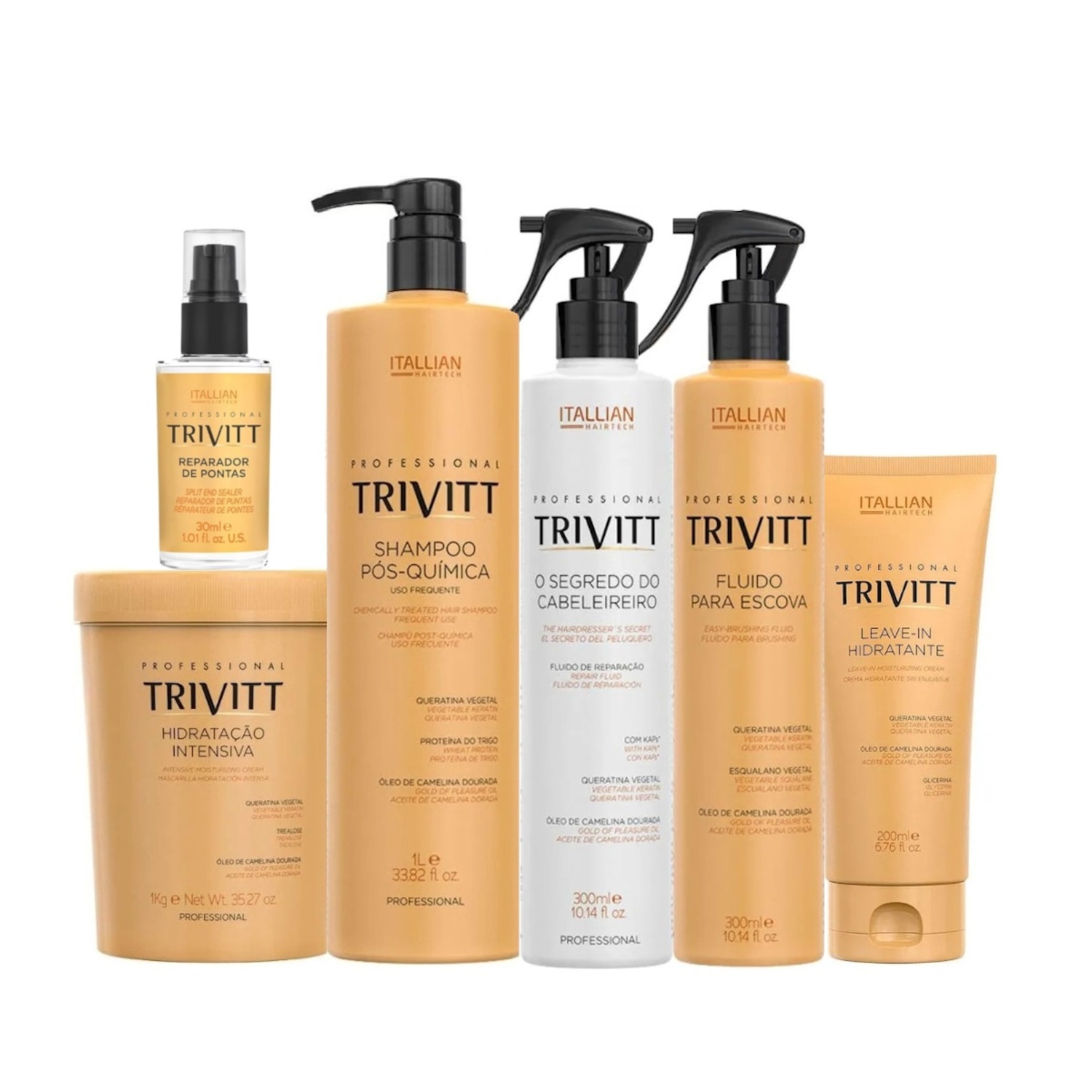 Trivitt Super Kit Hidratação Capilar ProfissionaL (6 itens)