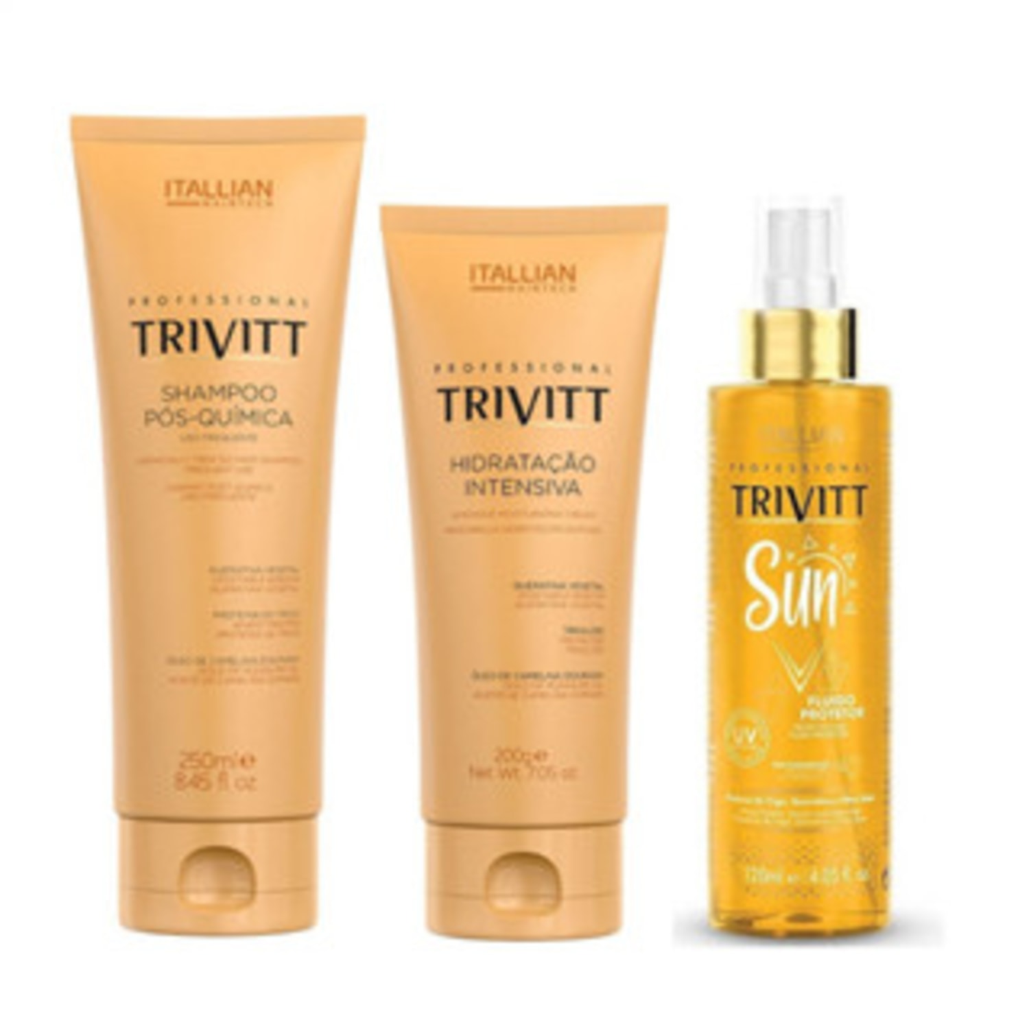 Trivitt Kit Hidratação Capilar Pós Sol, Mar e Piscina (3 produtos)