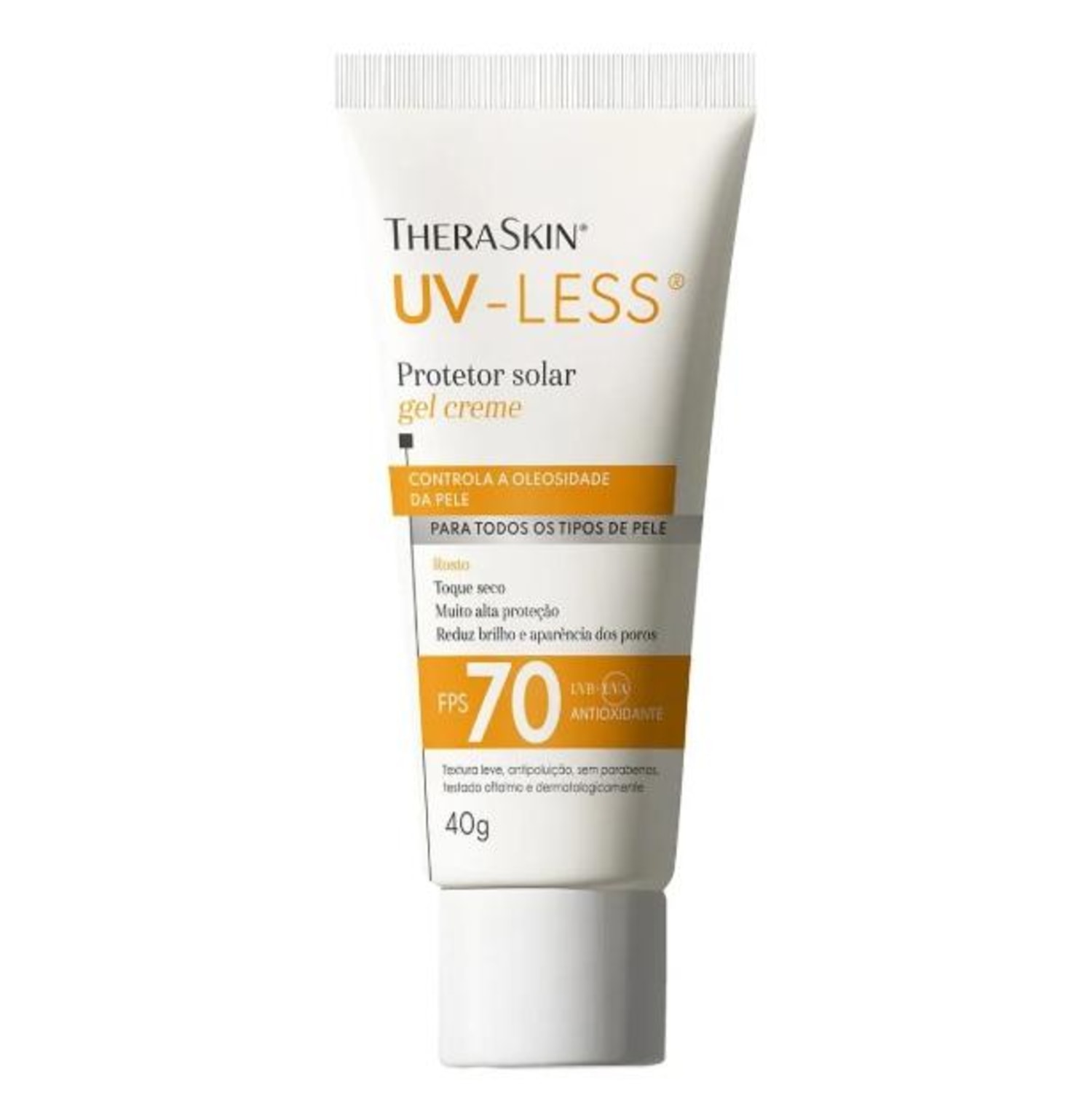 TheraSkin UV-Less FPS 70 - Protetor Solar Facial 40g