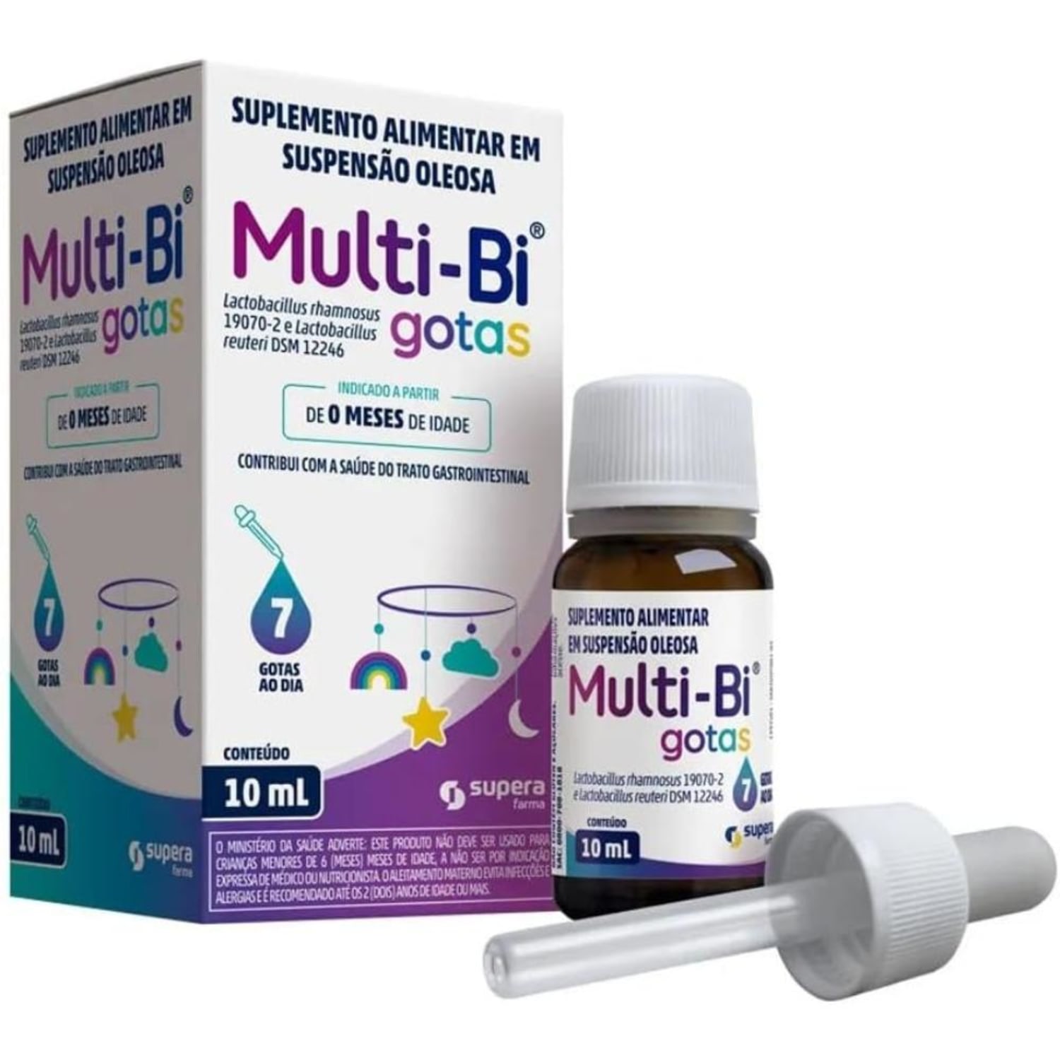 Multi Bi Suplemento Alimentar em Suspensão Oleosa 10 ml Gotas